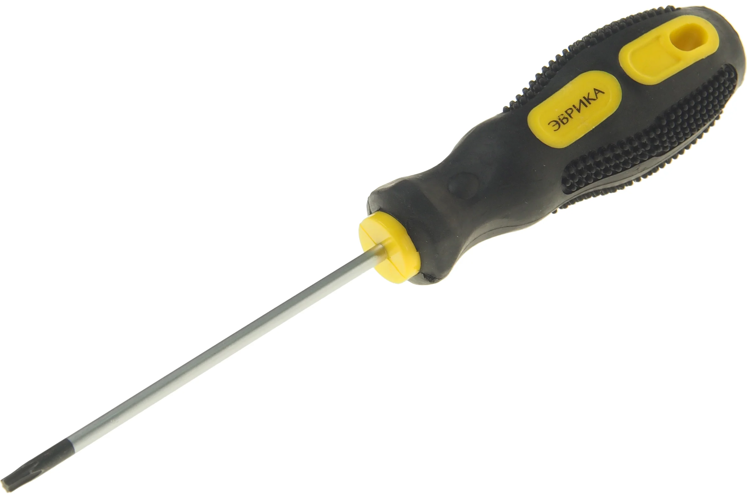 Отвертка TORX Эврика T10х75мм 3мм магнитная с противоскользящей ручкой ER-7DT-01 988153