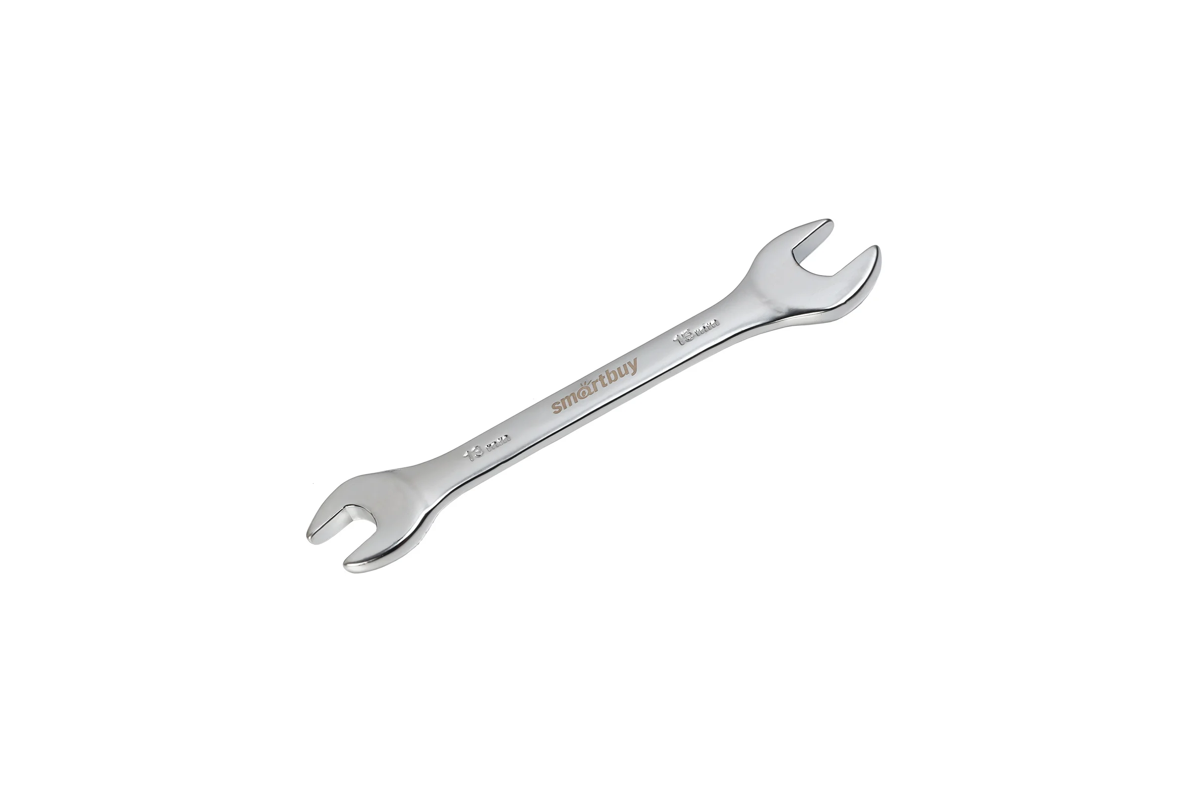 Рожковый ключ Smartbuy 13 мм, 15 мм, хромированный, 40x, tools SBT-UWS-13-15p1