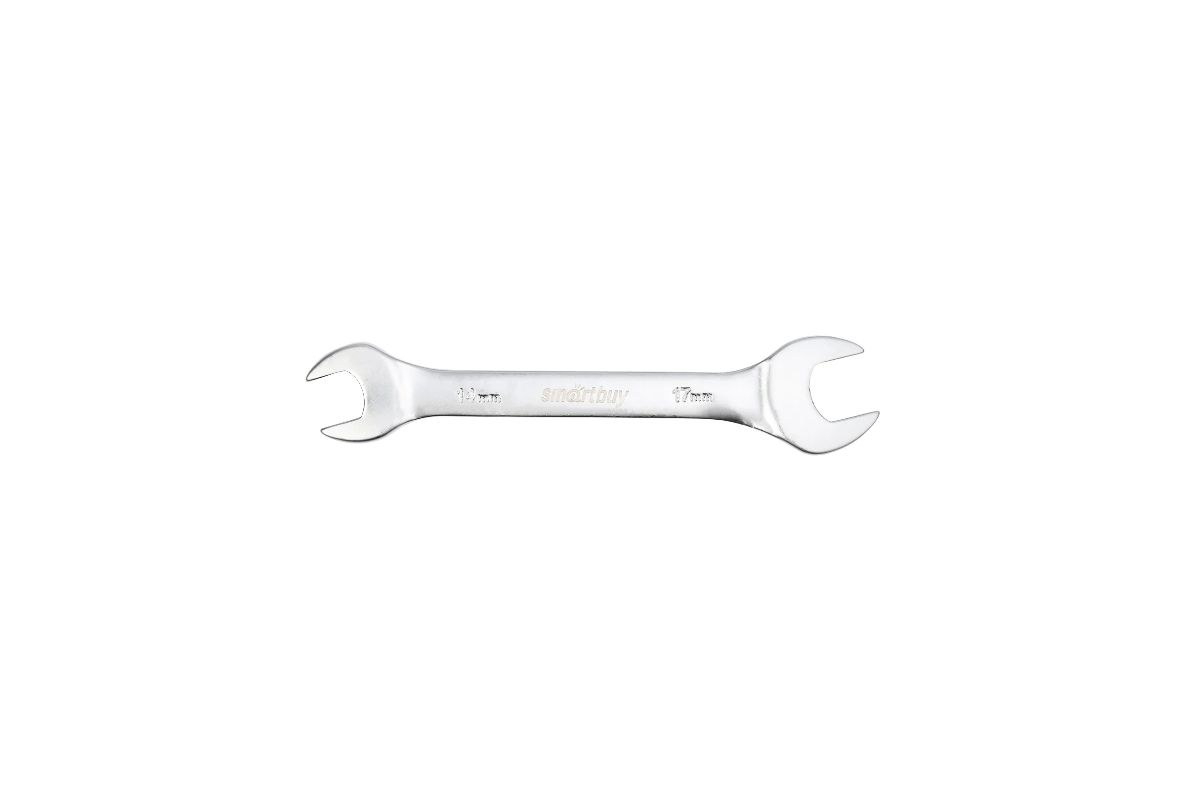 Рожковый ключ Smartbuy 14 мм, 17 мм, хромированный, 40x, tools SBT-UWS-14-17p1