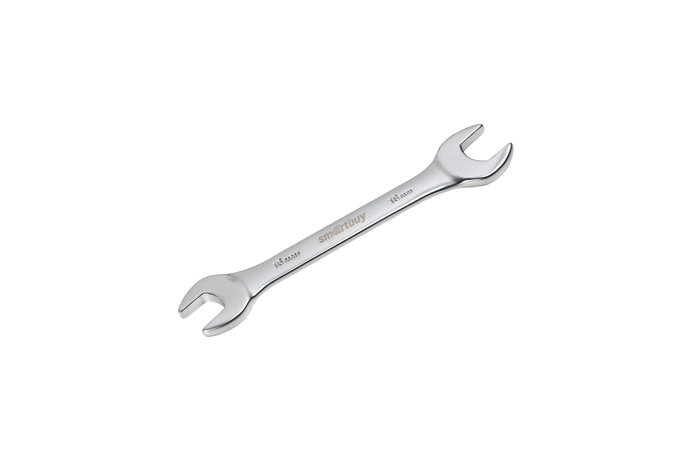Рожковый ключ Smartbuy 16 мм, 18 мм, хромированный, 40x, tools SBT-UWS-16-18p1