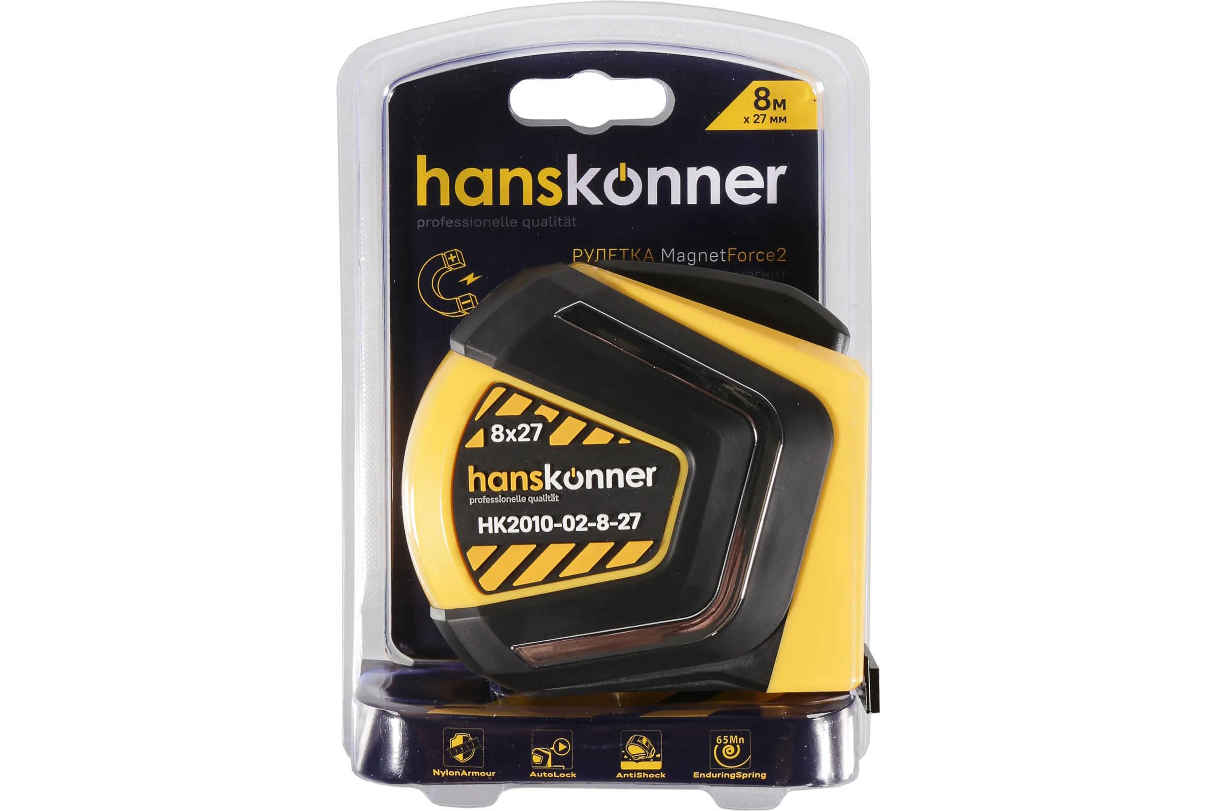 Рулетка Hanskonner 8x27 HK2010-02-8-27