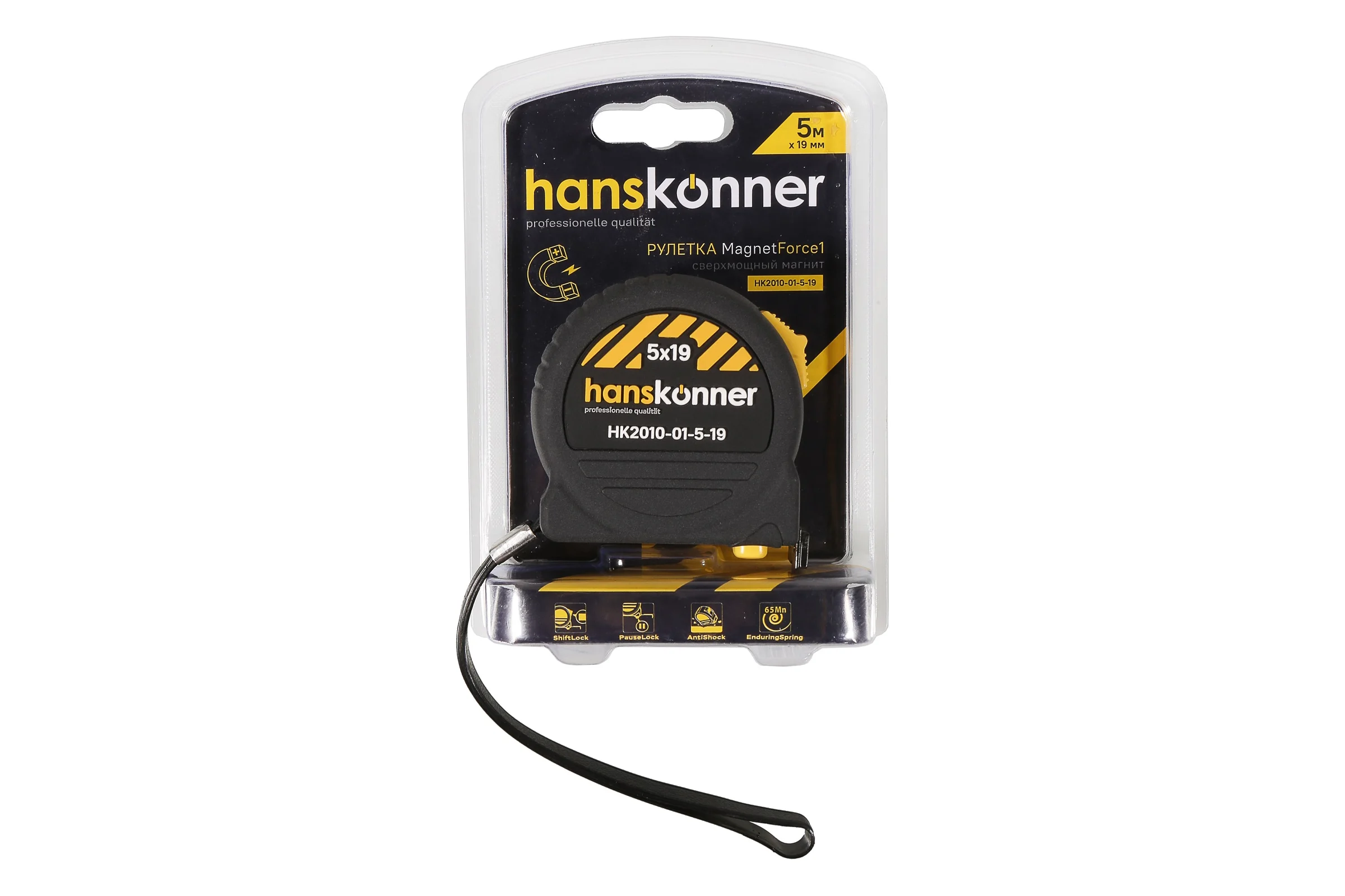 Рулетка Hanskonner 5x19 HK2010-01-5-19