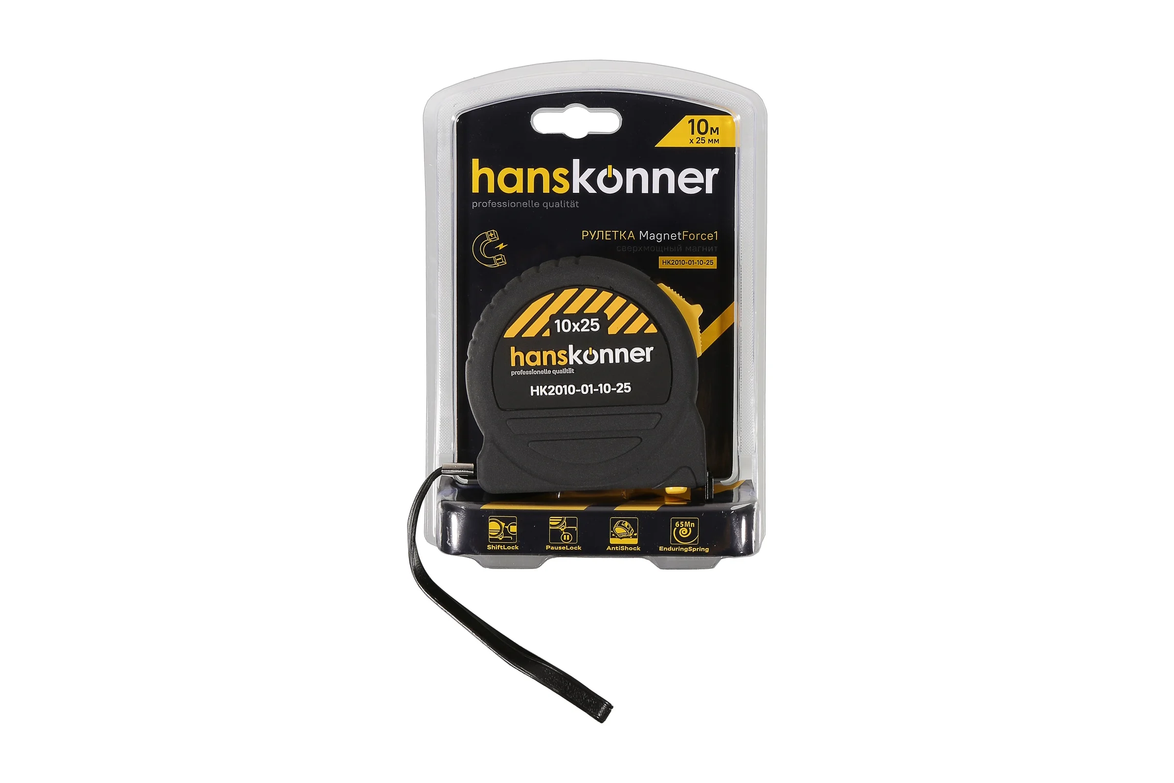 Рулетка Hanskonner 10x25 HK2010-01-10-25