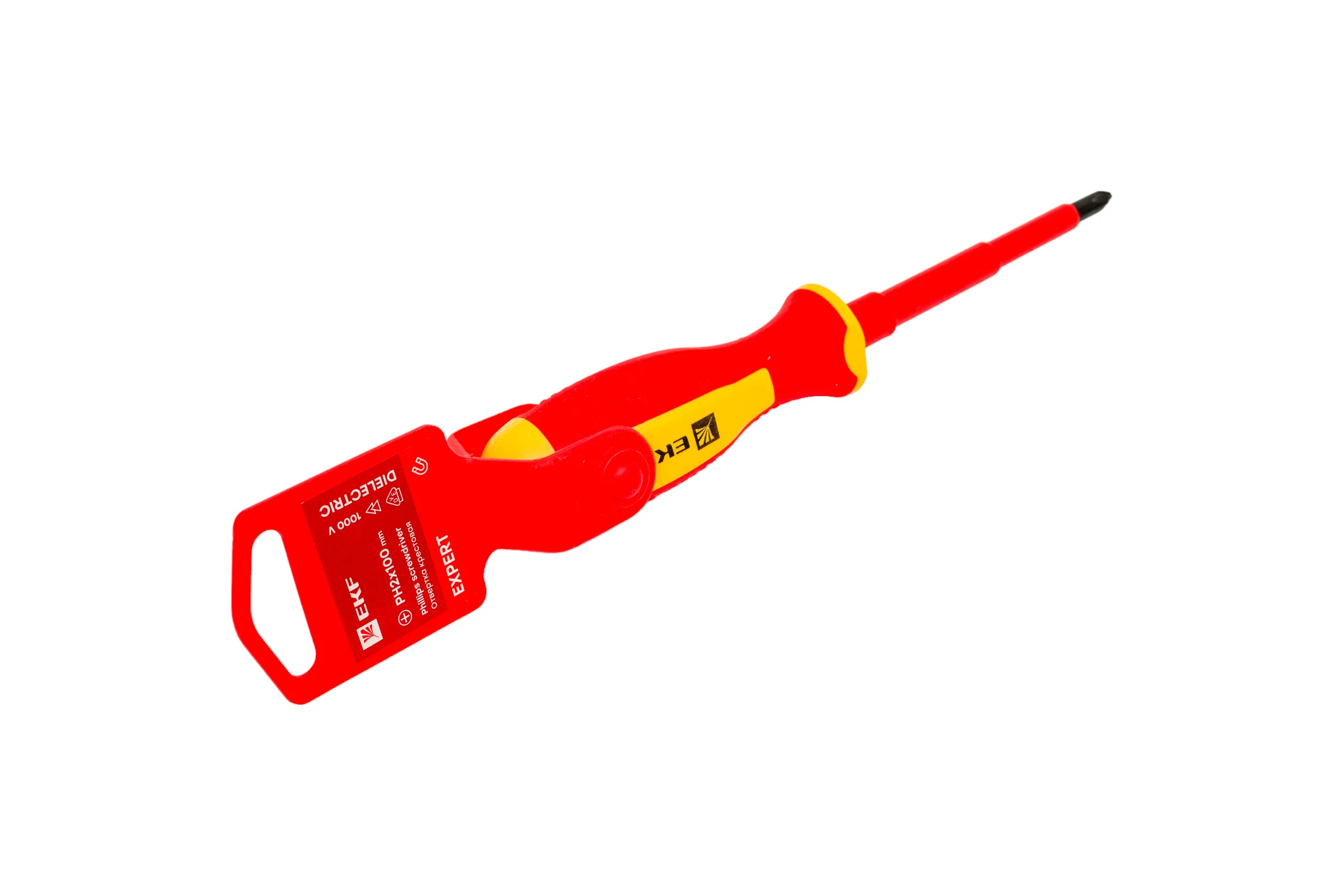 Отвертка EKF Expert PH2x100 мм 1000 В ph-2-100-exp-in