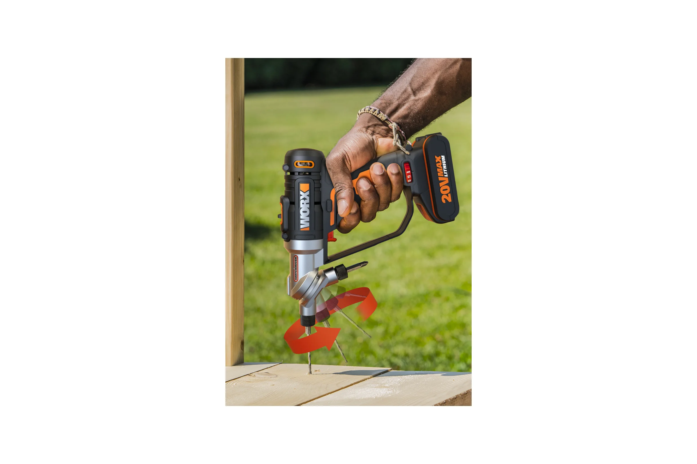 Аккумуляторная дрель-шуруповерт WORX Switchdriver WX176.2