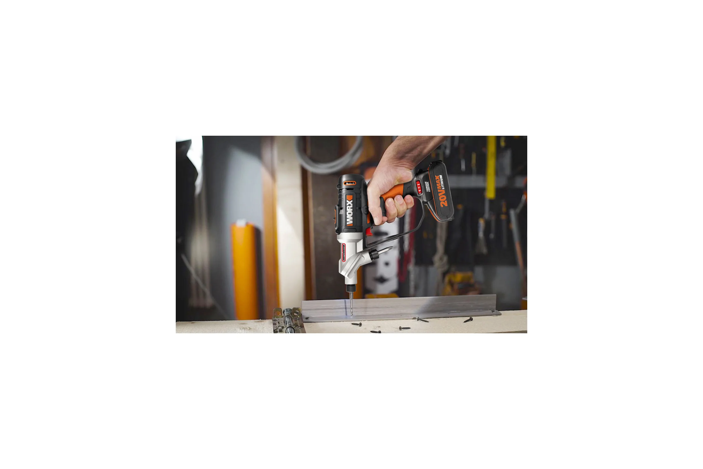 Аккумуляторная дрель-шуруповерт WORX Switchdriver WX176.2