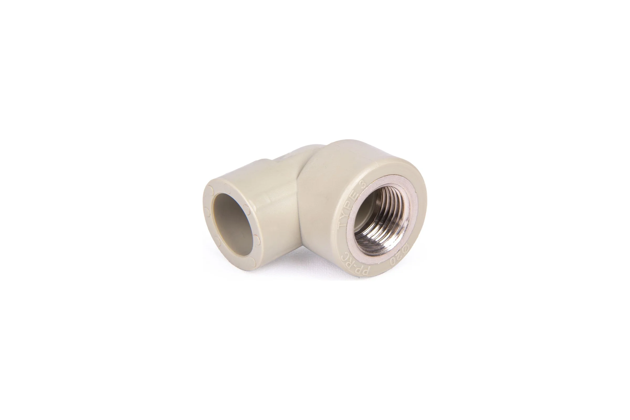 Комбинированный угольник LAMMIN ppr вр 20x1/2" 140/35 серый Lm31052020015G