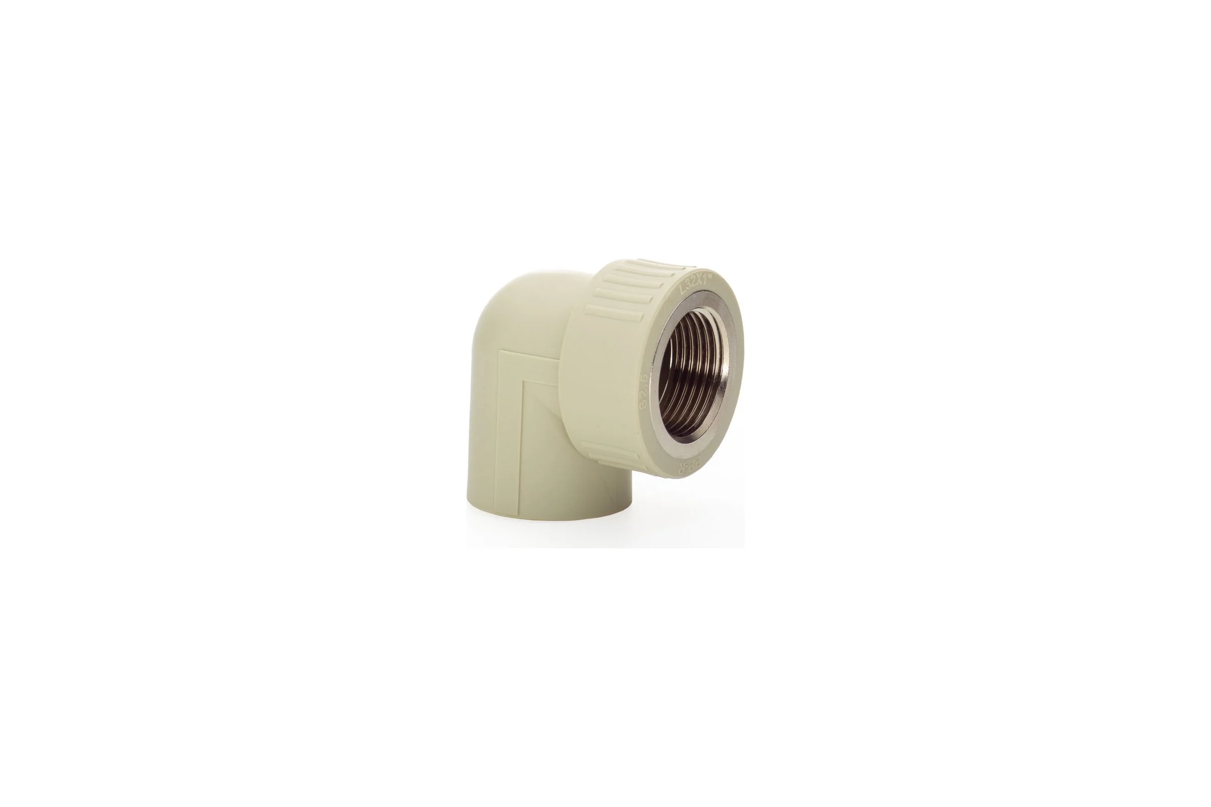 Комбинированный угольник LAMMIN ppr вр 32x1" 50/10 серый Lm31052032025G