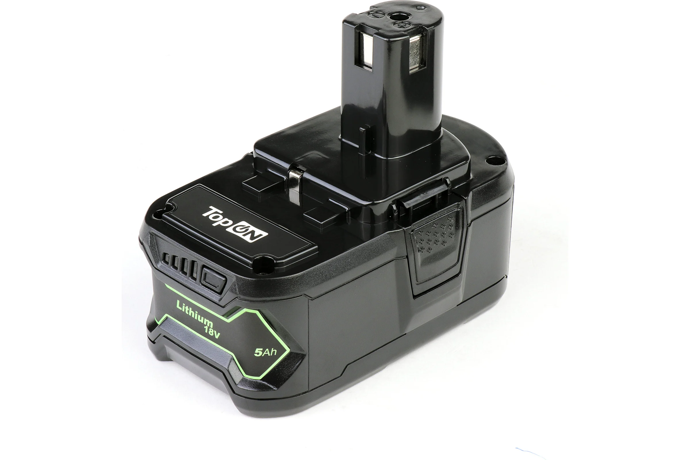Аккумулятор для электроинструмента Ryobi (Li-Ion, 18В, 5Ач) TopON PN: RB18L50 TOP-PTGD-RY-18-5.0-Li