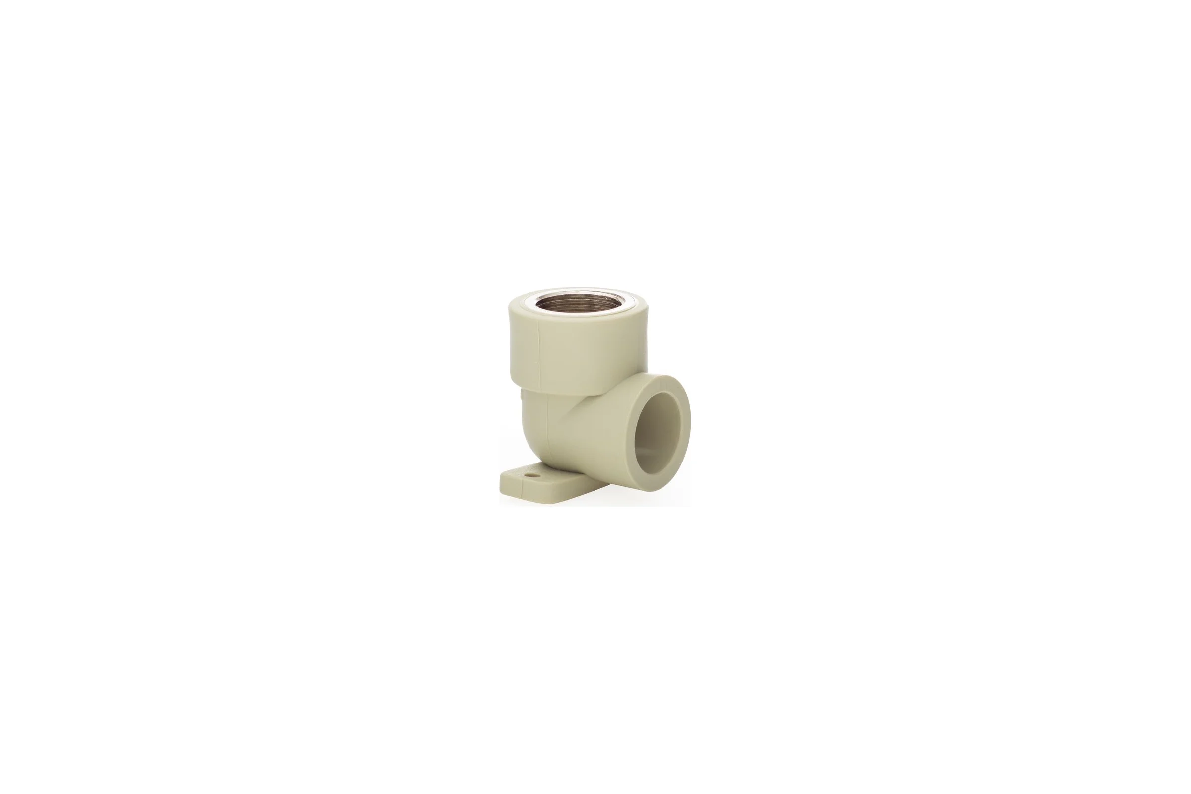 Угольник с креплением LAMMIN ppr вр 25x3/4" 70/10 серый Lm31055025020G