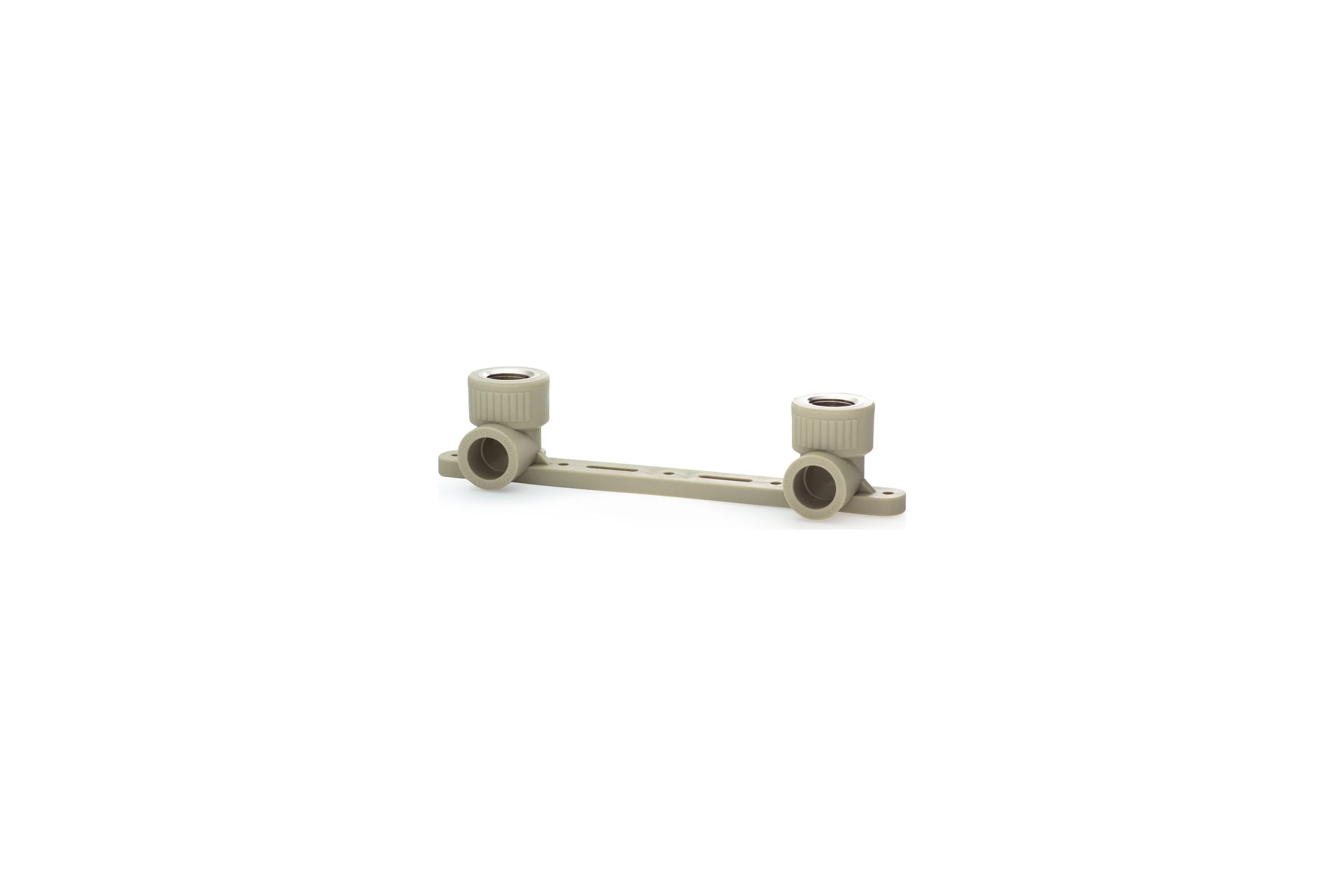 Угольник с креплением LAMMIN ppr двойной вр 20x1/2" 20/4 серый Lm31057020015G