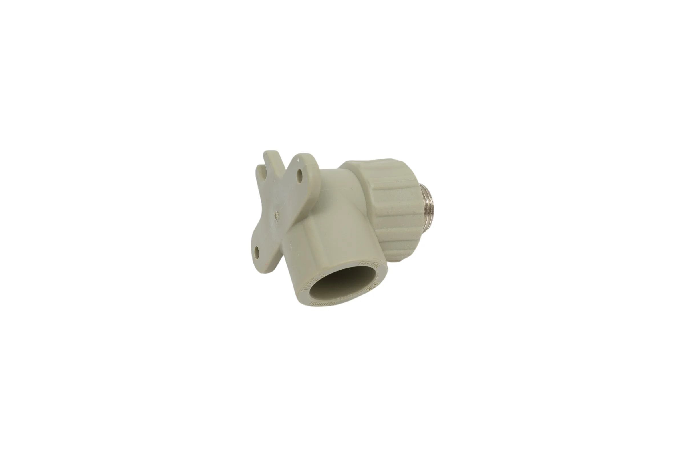 Угольник с креплением LAMMIN ppr нр 25x3/4" 60/10 серый Lm31054025020G