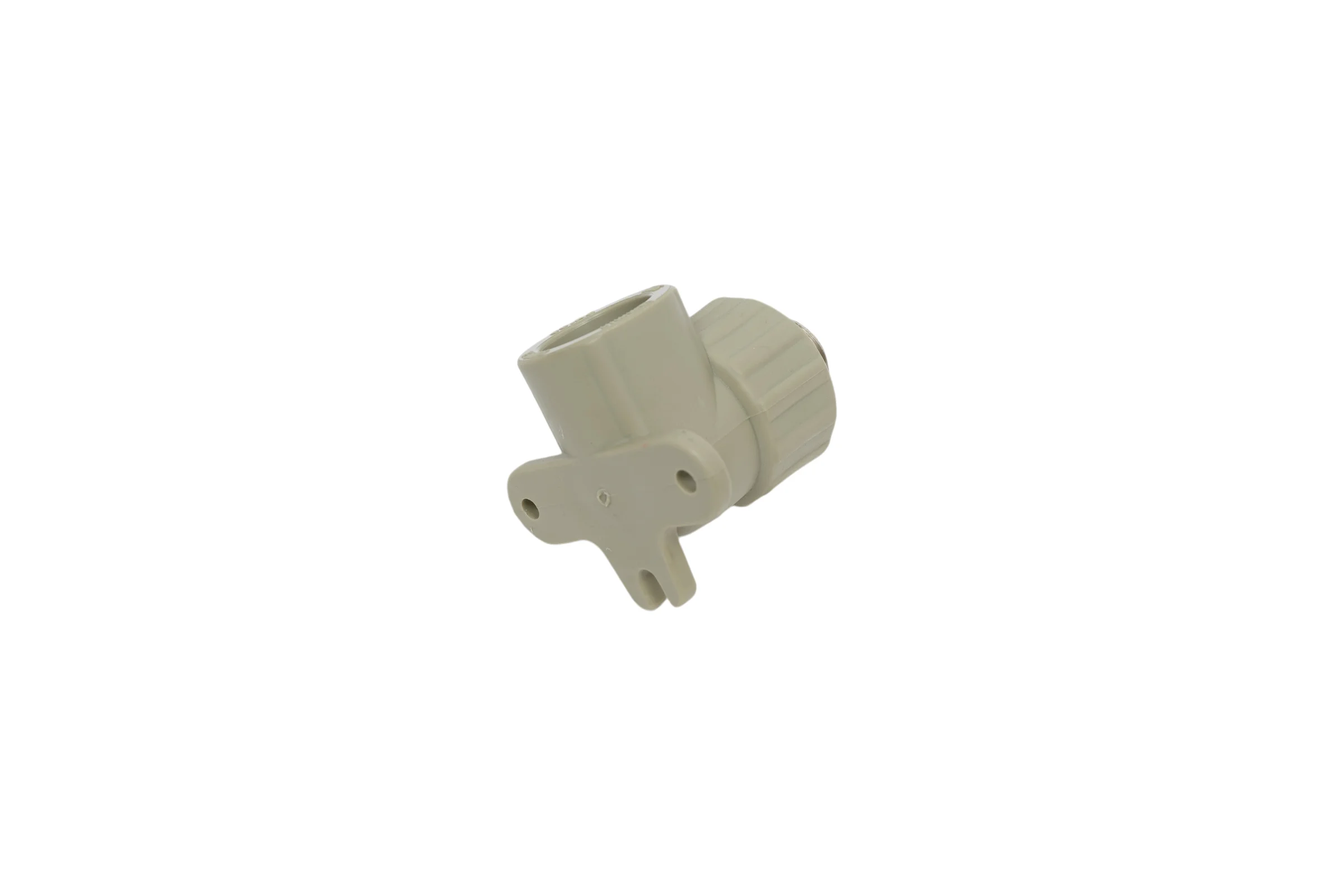 Угольник с креплением LAMMIN ppr нр 25x3/4" 60/10 серый Lm31054025020G
