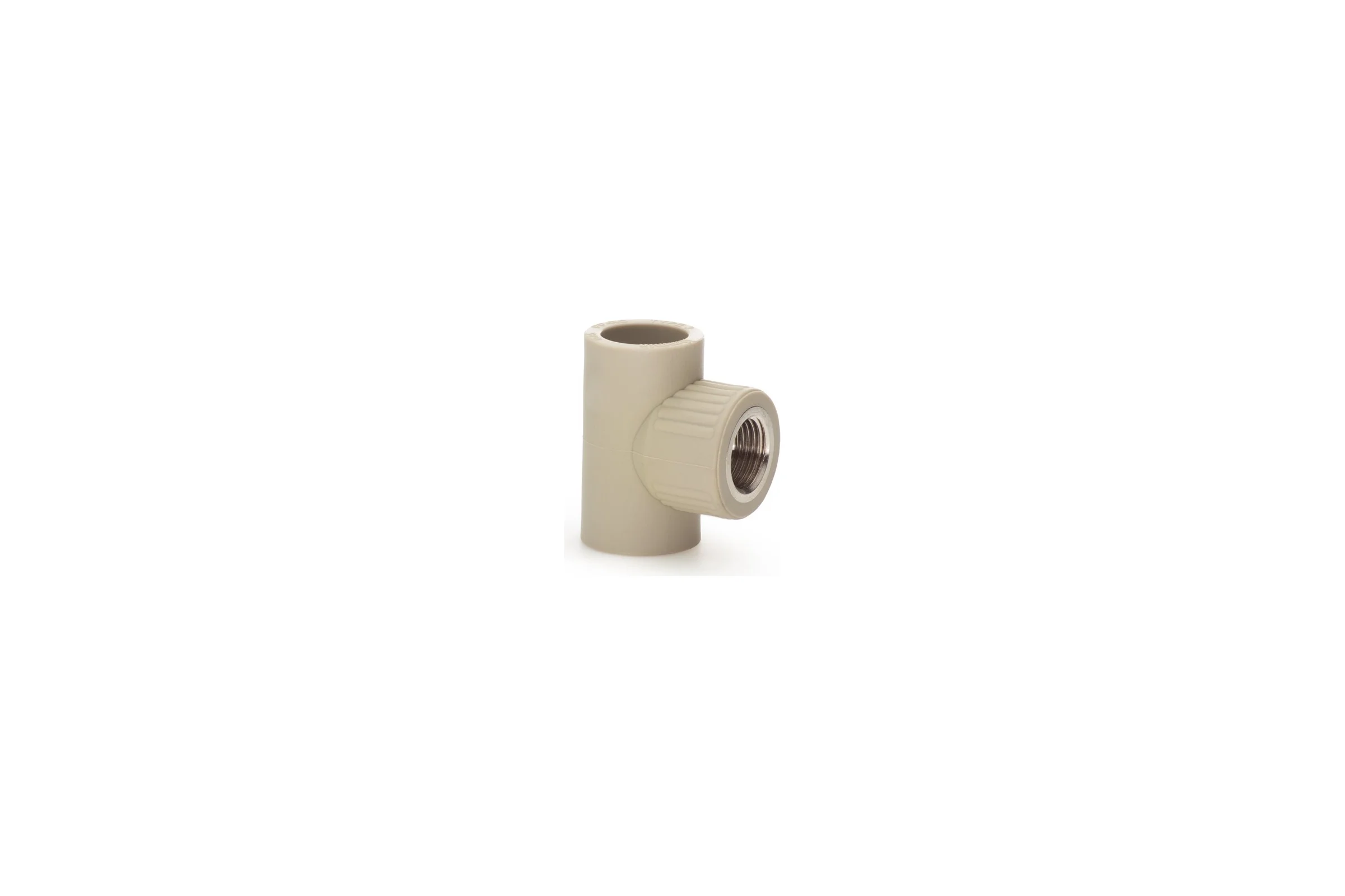 Тройник LAMMIN ppr комбинированный, вр 25x1/2" 90/15 серый Lm31047025015G