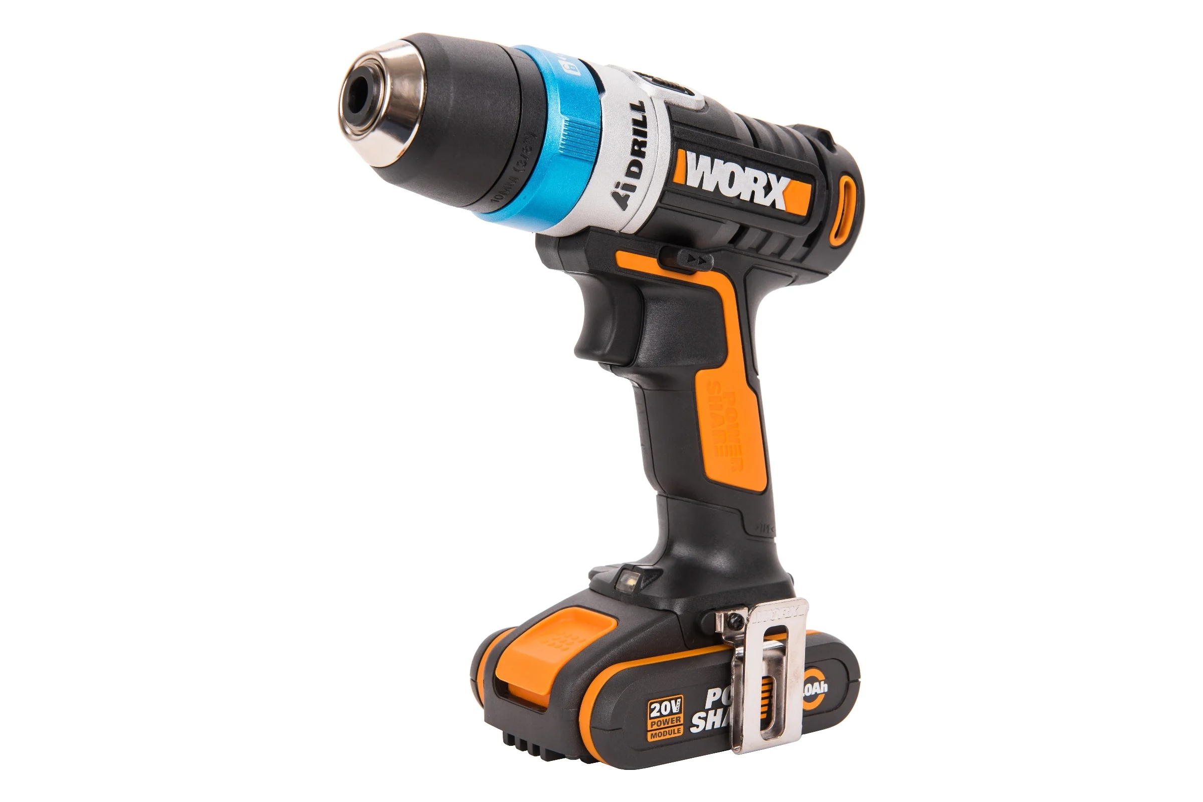 Аккумуляторная дрель-шуруповерт WORX AiDrill 20В, 2Ач x1, кейс WX178