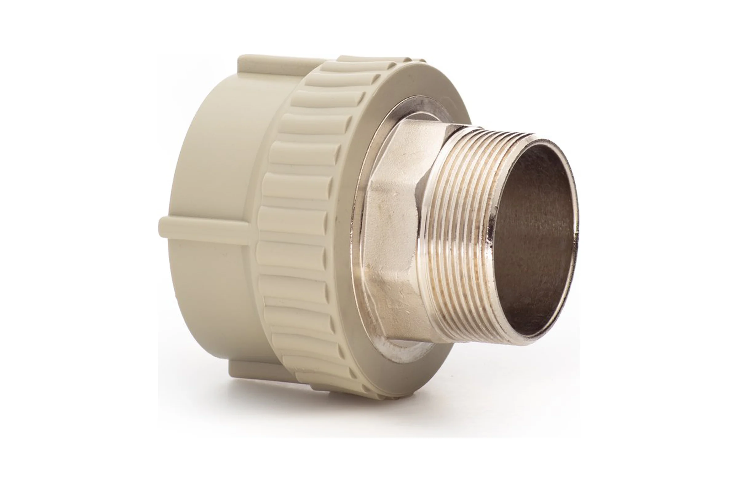 Комбинированная муфта LAMMIN ppr нр 63x2" под ключ 12/6 серый Lm31042063050G