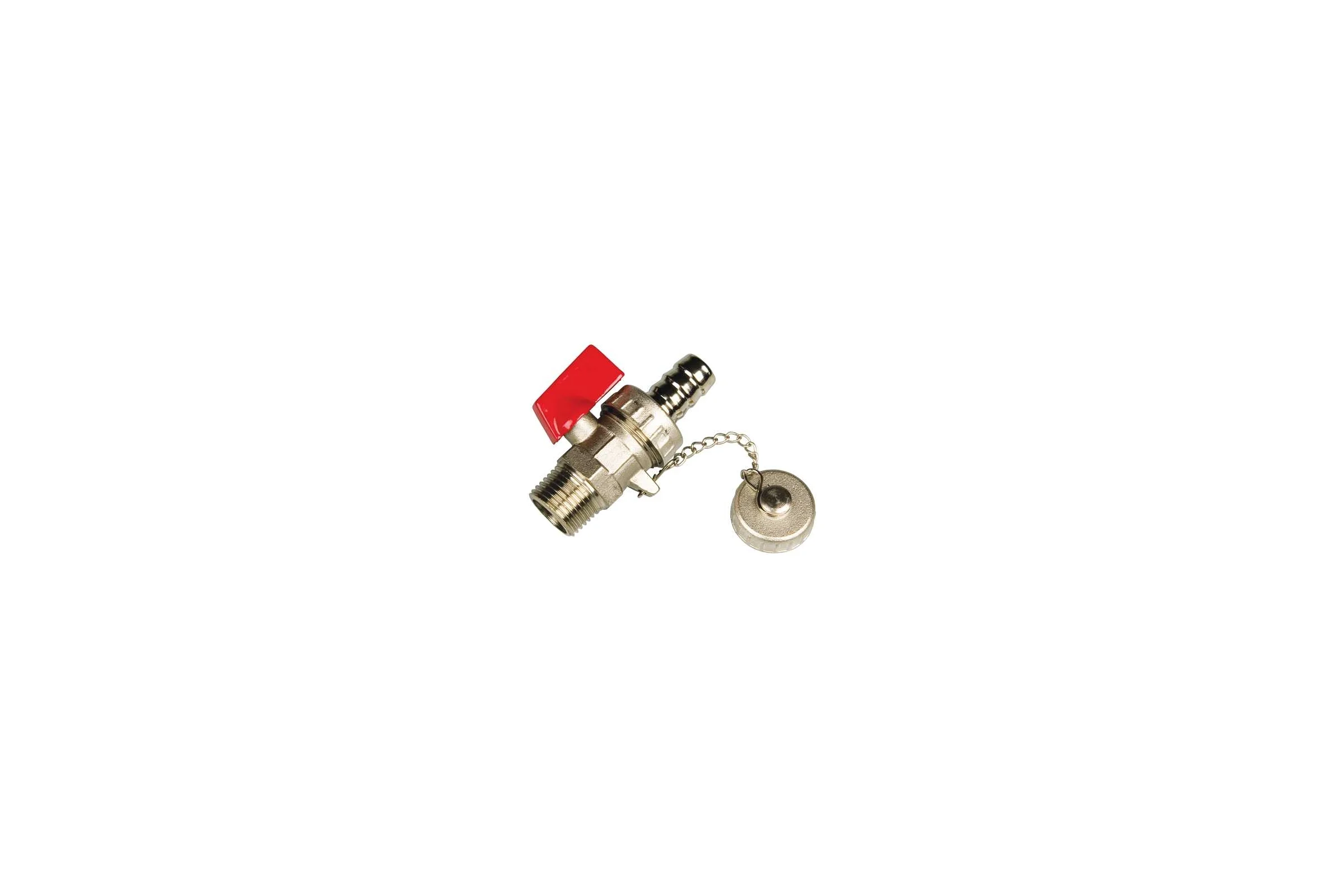 Сливной шаровой кран BYR PEX 1/2", с пробкой для концовки коллектора 9621