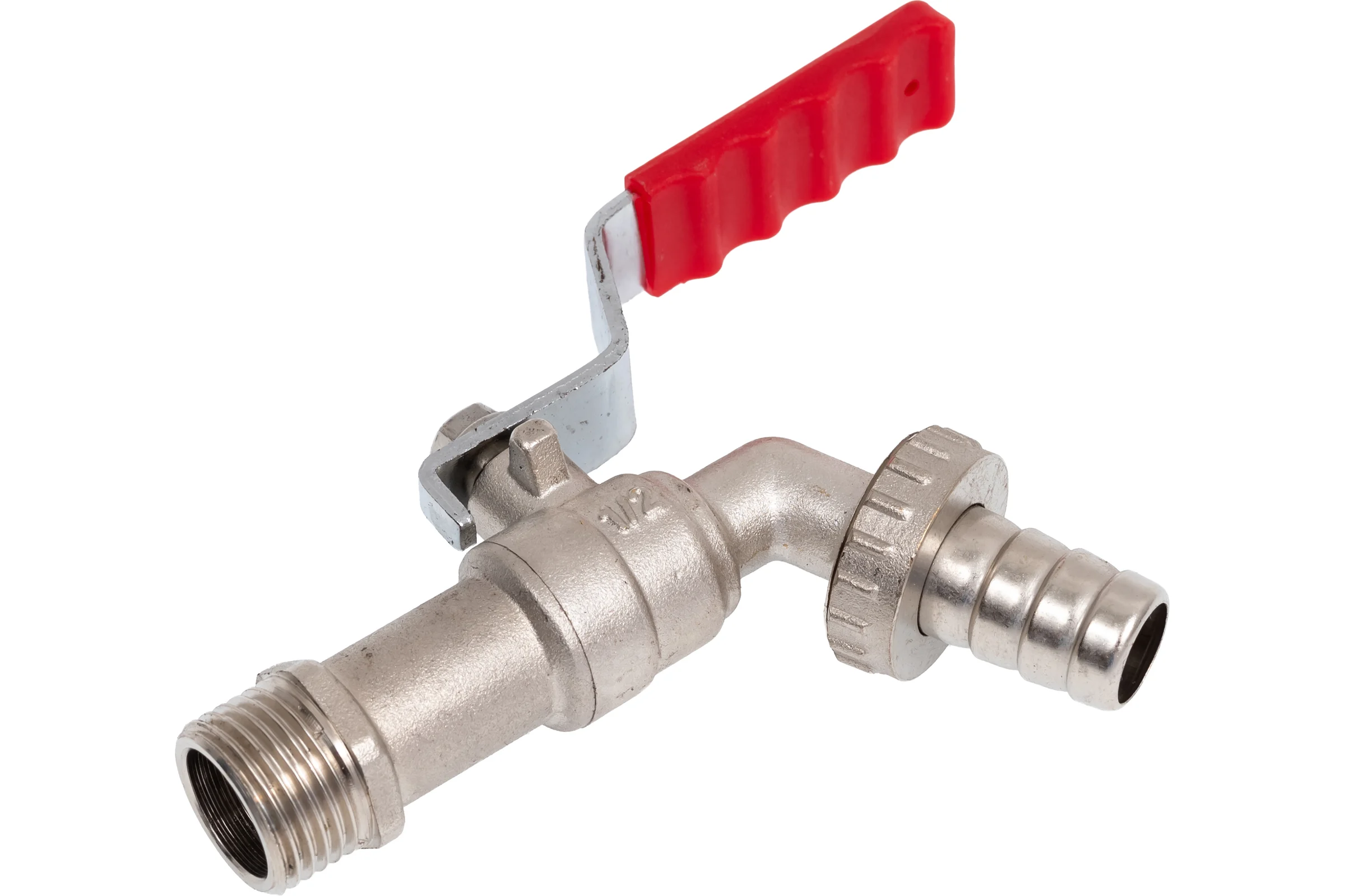 Сливной шаровой кран BYR PEX н.р. 1/2", с патрубком для присоединения шланга 9610