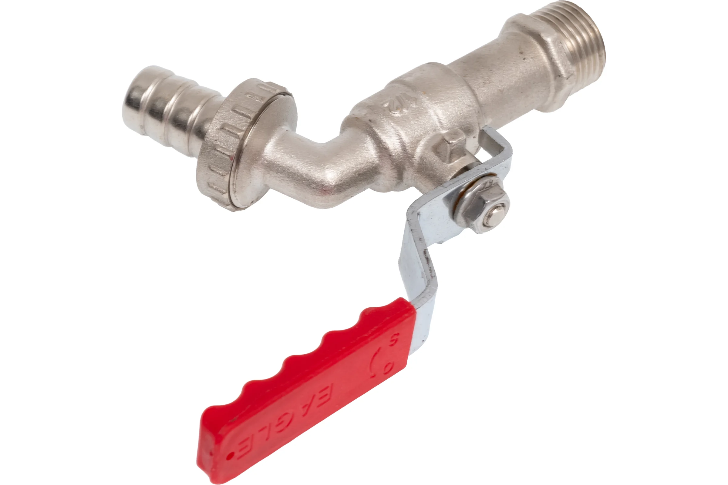 Сливной шаровой кран BYR PEX н.р. 1/2", с патрубком для присоединения шланга 9610