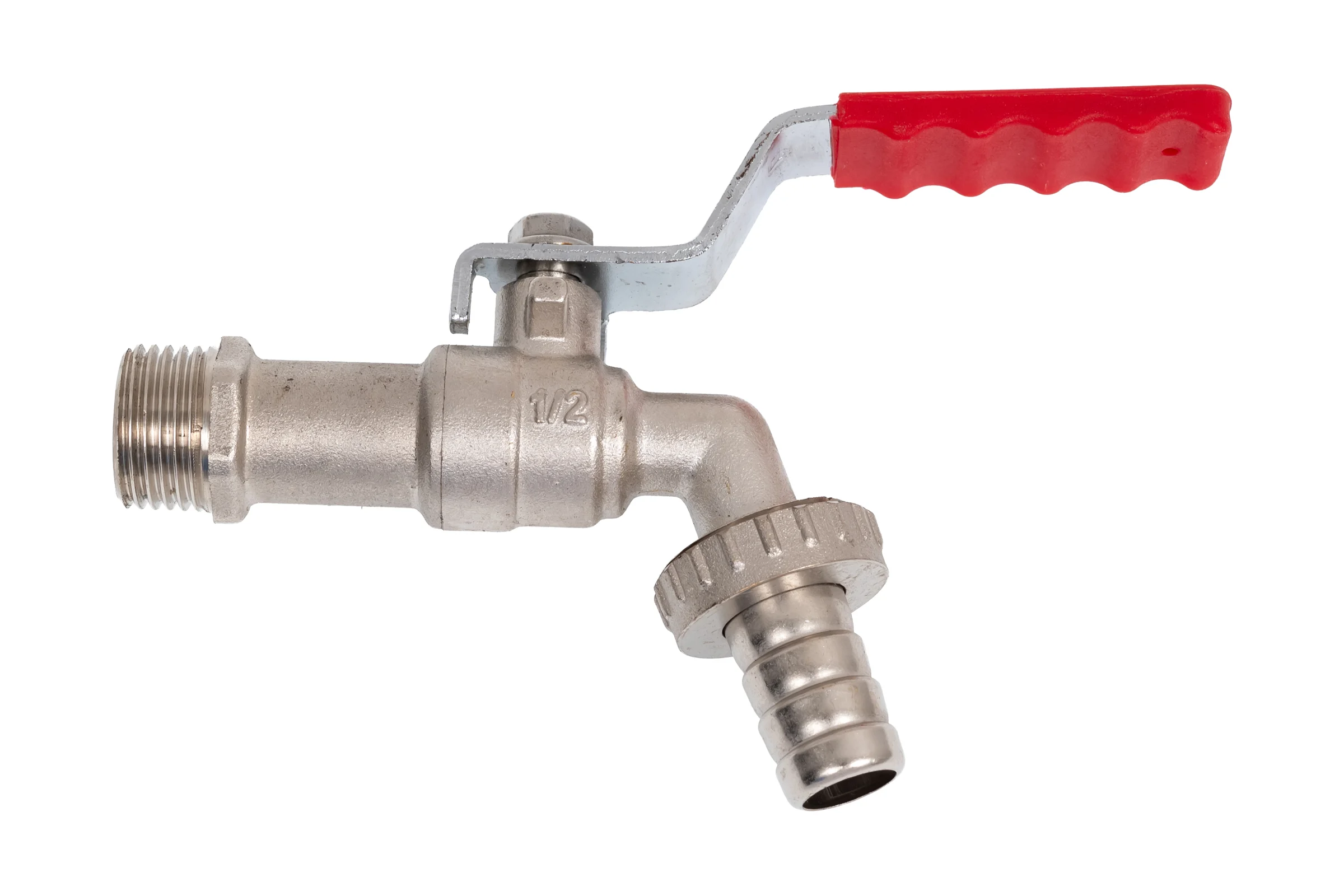 Сливной шаровой кран BYR PEX н.р. 1/2", с патрубком для присоединения шланга 9610