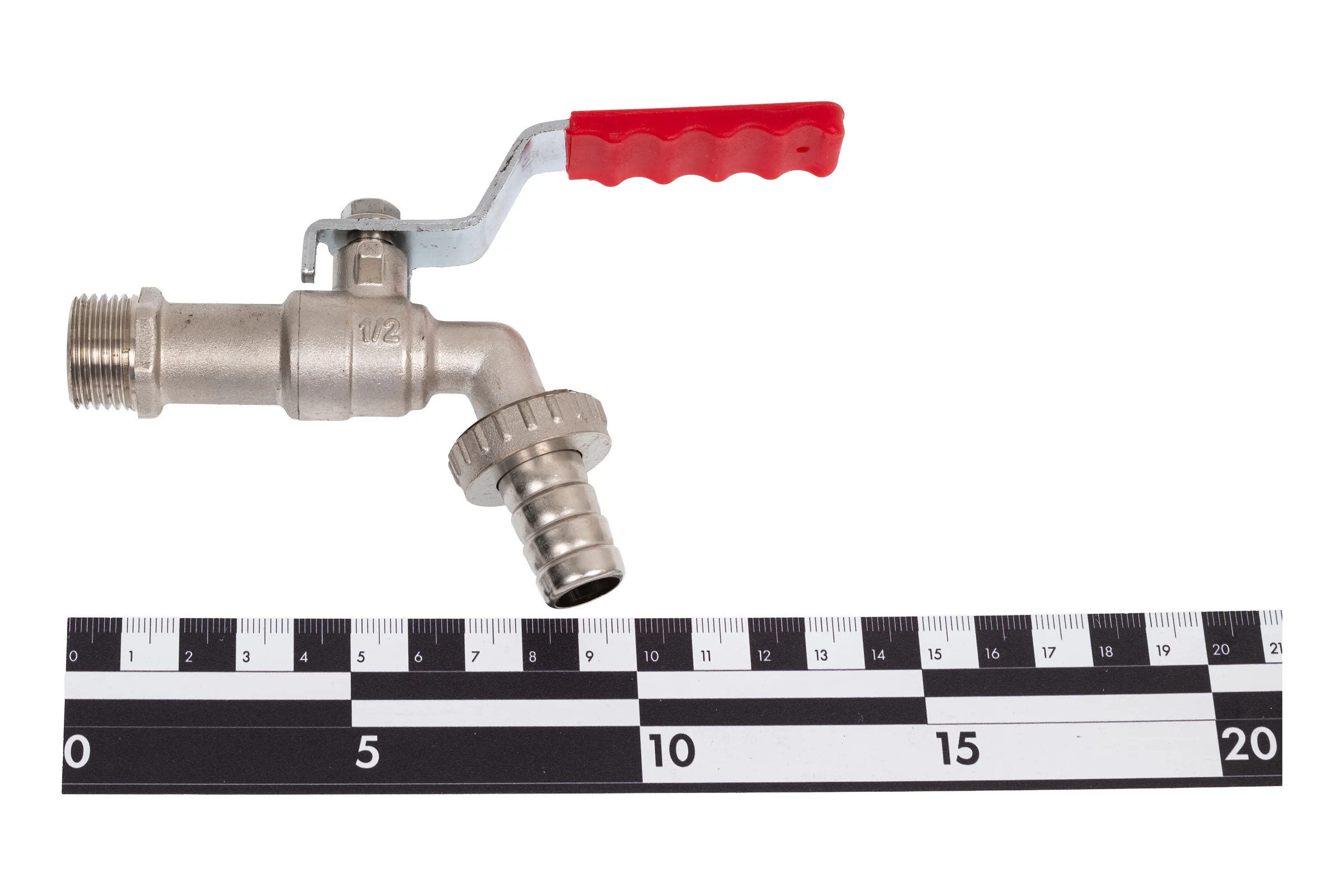 Сливной шаровой кран BYR PEX н.р. 1/2", с патрубком для присоединения шланга 9610