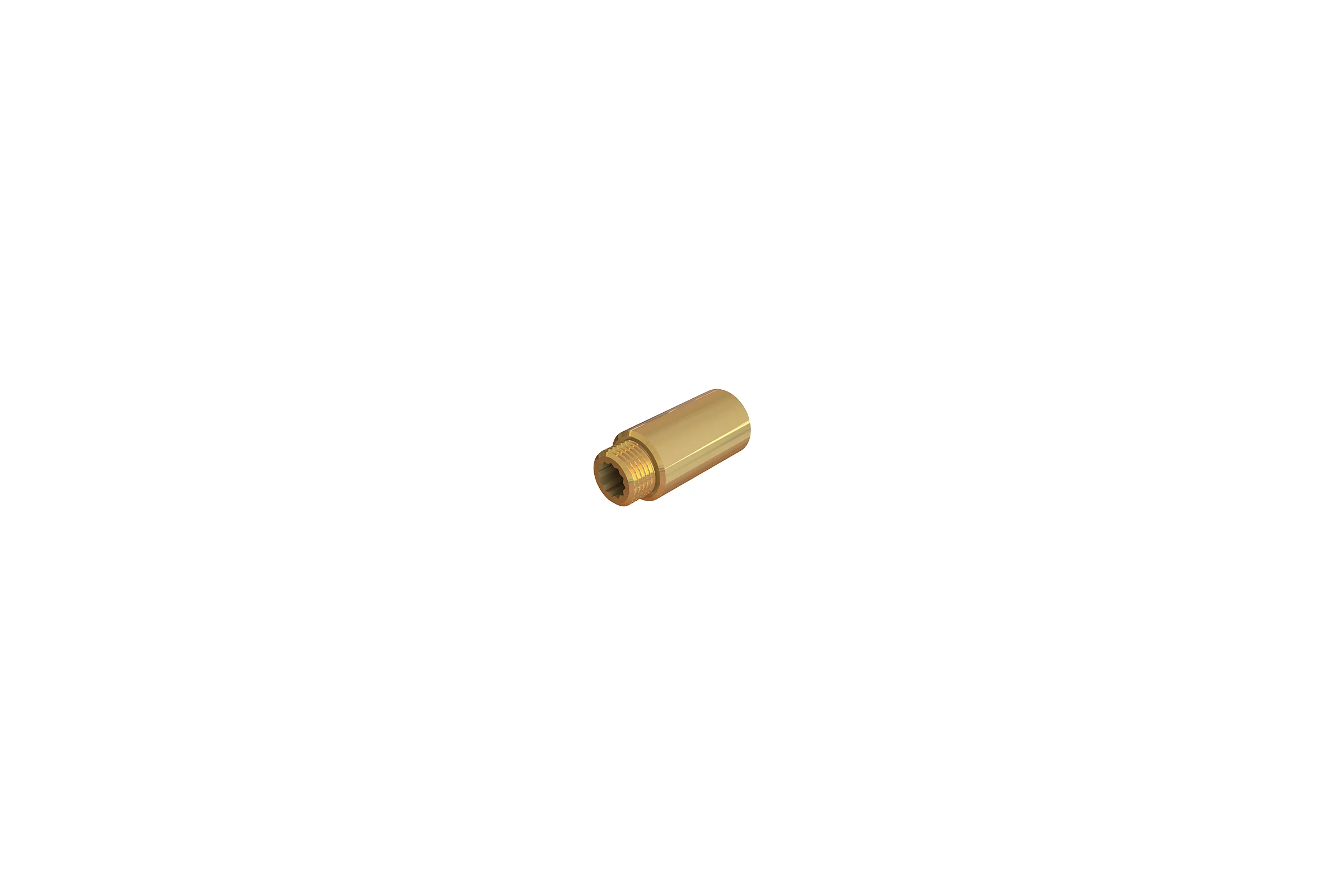 Удлинитель ELSEN Metalit НВ, 1/2", 1/2", длина - 30 мм, латунь EBF13.12-30