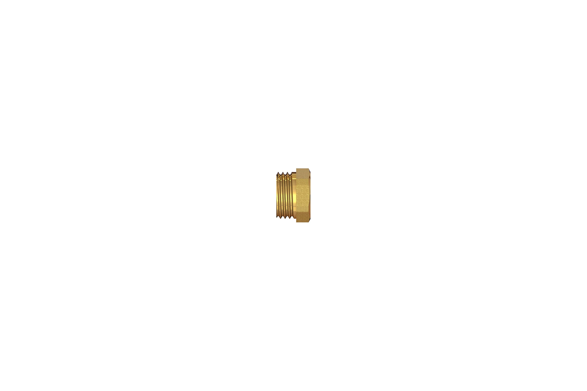 Футорка ELSEN Metalit НВ, 3/8", 1/4", латунь EBF19.3814