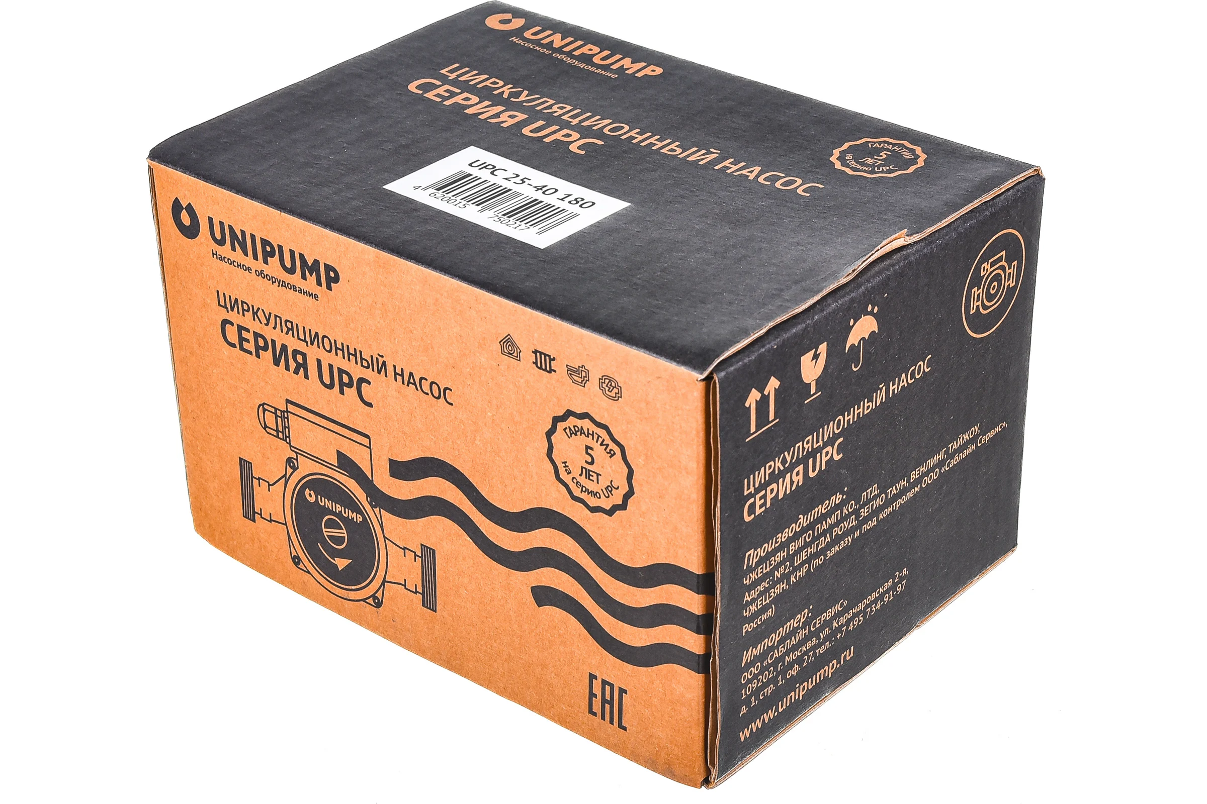 Циркуляционный насос Unipump UPС 25-40 180 53843