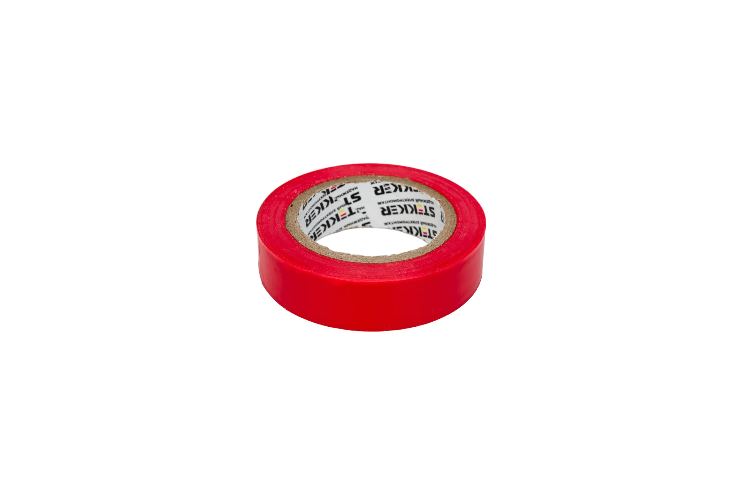 Изоляционная лента STEKKER 0,13x15 мм, 10 м, красная, INTP01315-10 32823