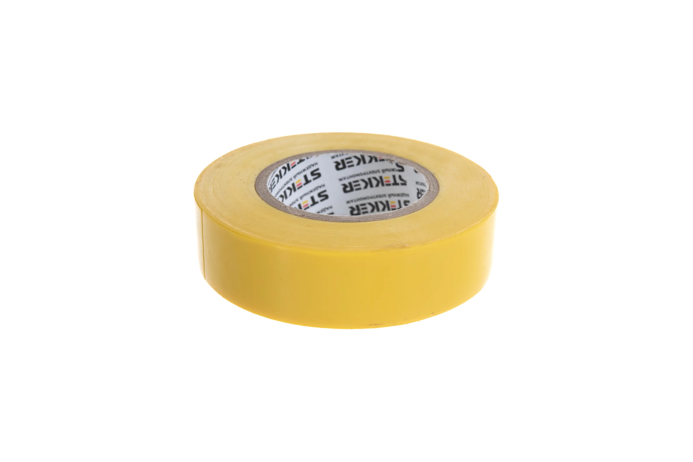 Изоляционная лента STEKKER 0,13x19 мм, 20 м, желтая, INTP01319-20 32841