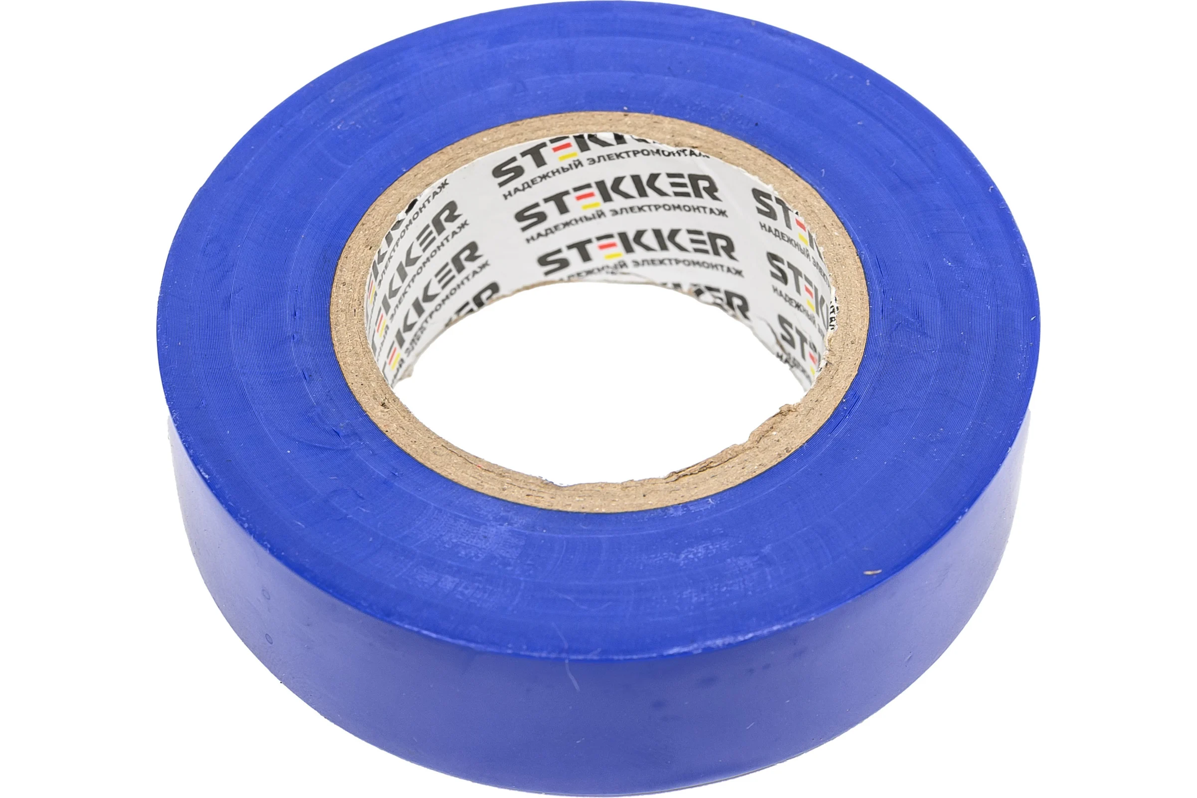 Изоляционная лента STEKKER 0,13x19 мм, 20 м, синяя INTP01319-20 32840