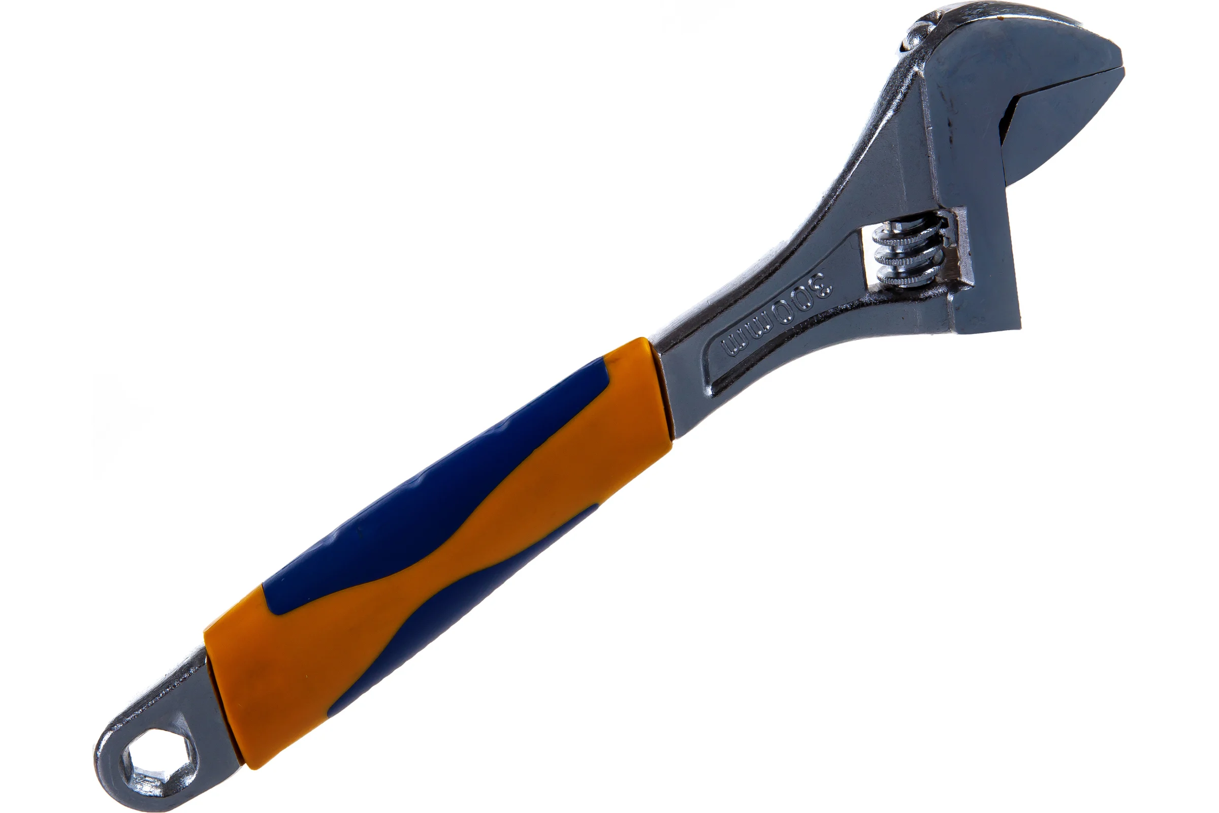 Разводной ключ с двухкомпонентной рукояткой KRAFT 300мм KT 700778