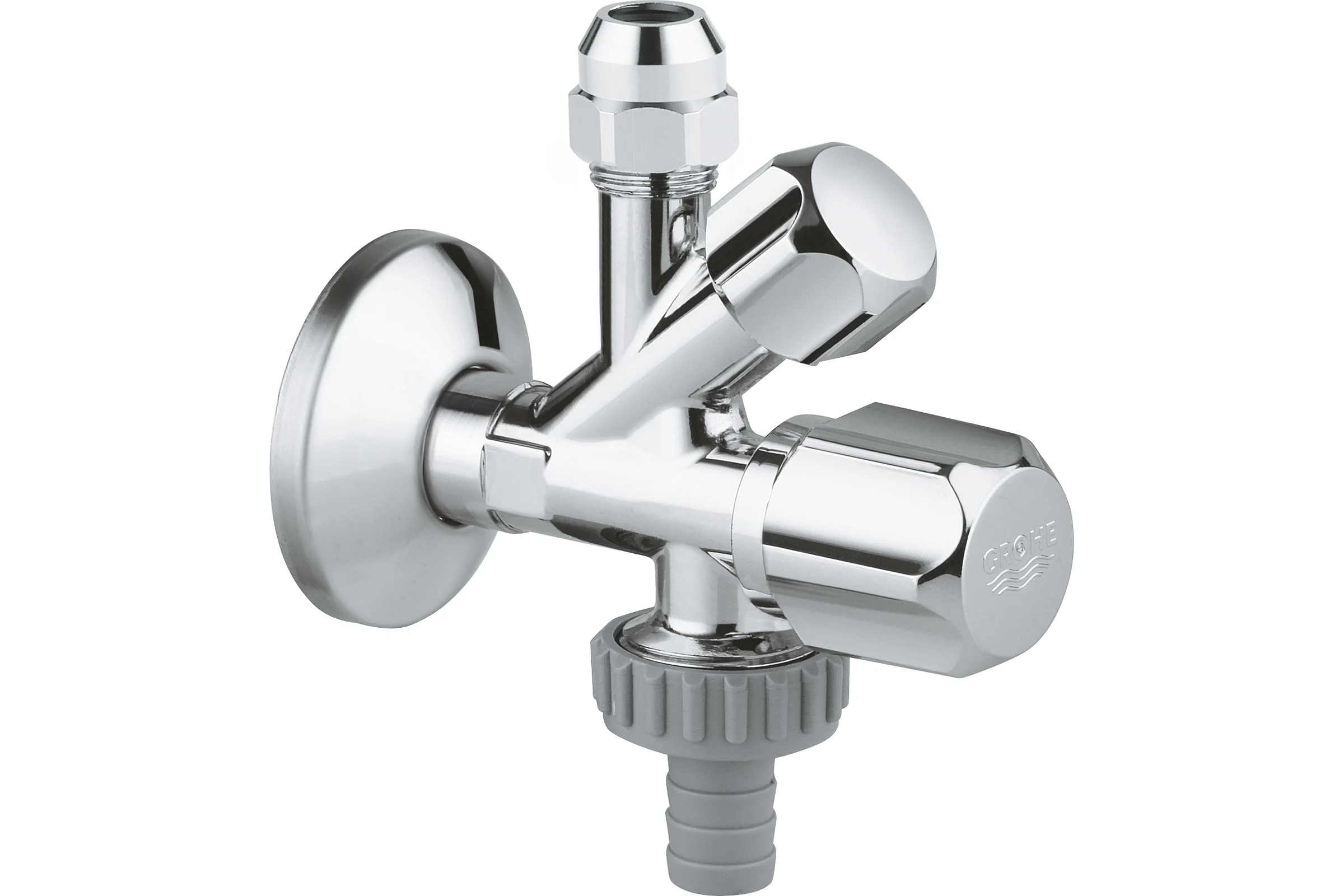 Комбинированный угловой вентиль GROHE WAS 1/2" 22035000