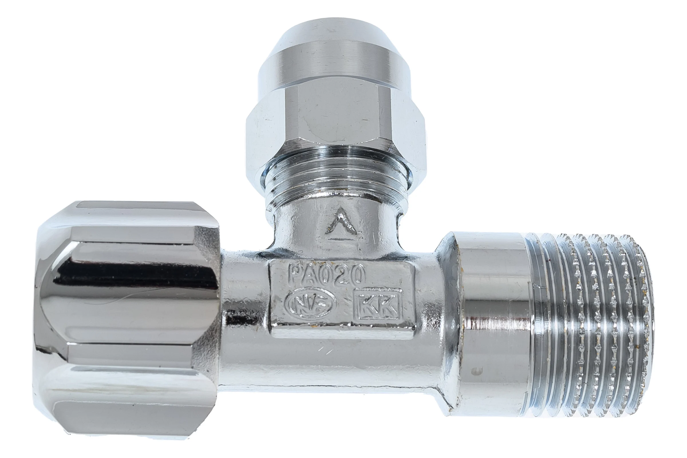 Угловой вентиль с металлической розеткой GROHE 1/2"x3/8", 1 шт. 22018000