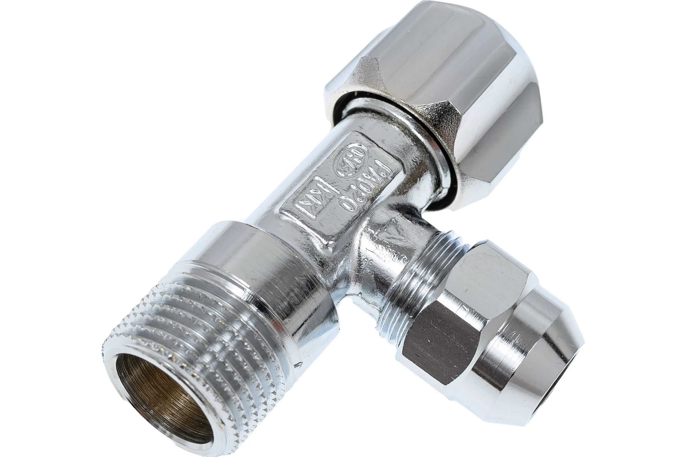 Угловой вентиль с металлической розеткой GROHE 1/2"x3/8", 1 шт. 22018000