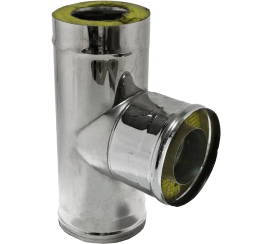 Сэндвич тройник FERRUM 90 гр 430, 0.5 мм оц ф80x160 f4430
