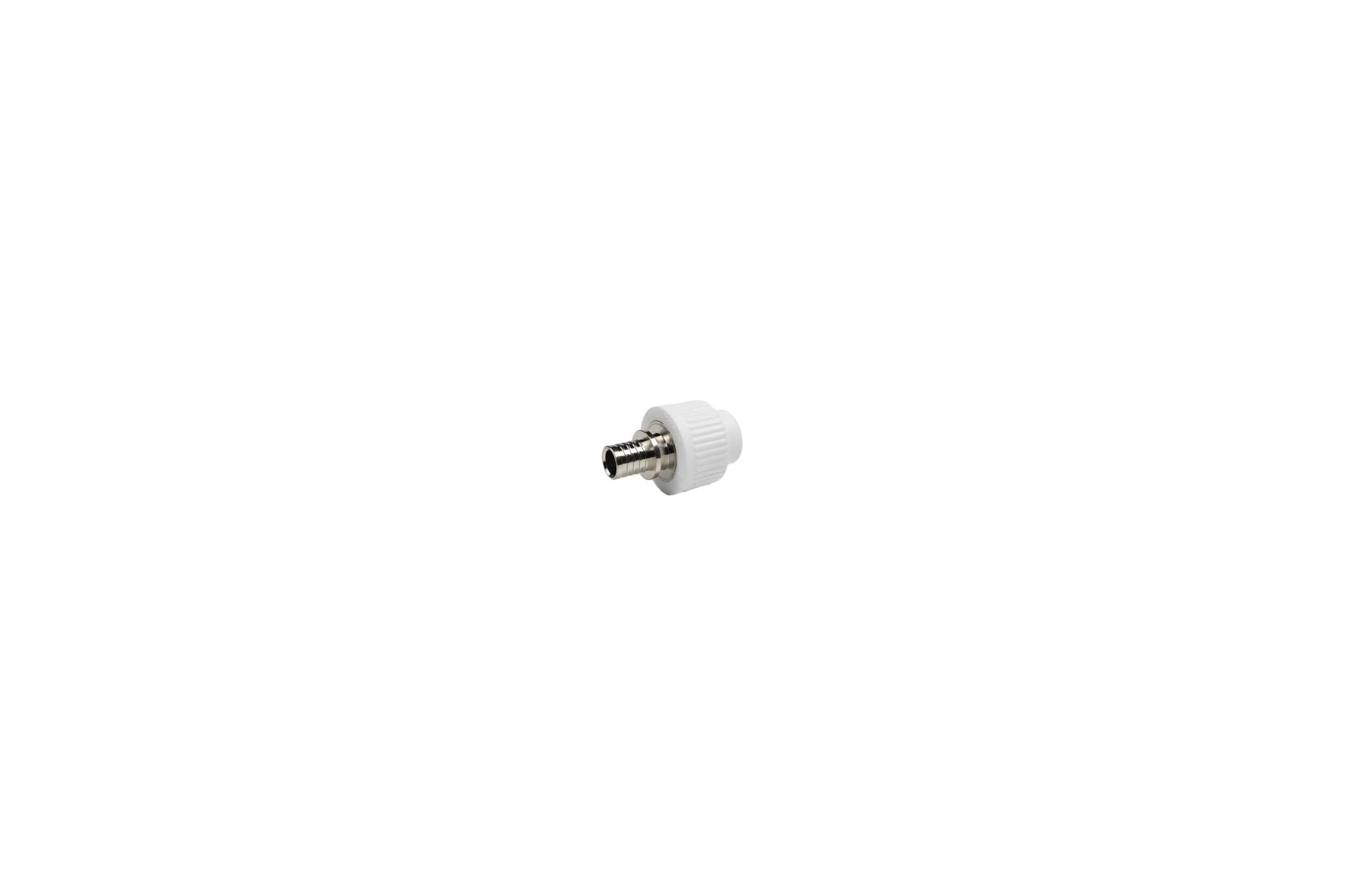 Переходная муфта КОНТУР G-RAY D20 – PPR D20 (соединение труб PE-X / PE-RT с PPR) 061620020100