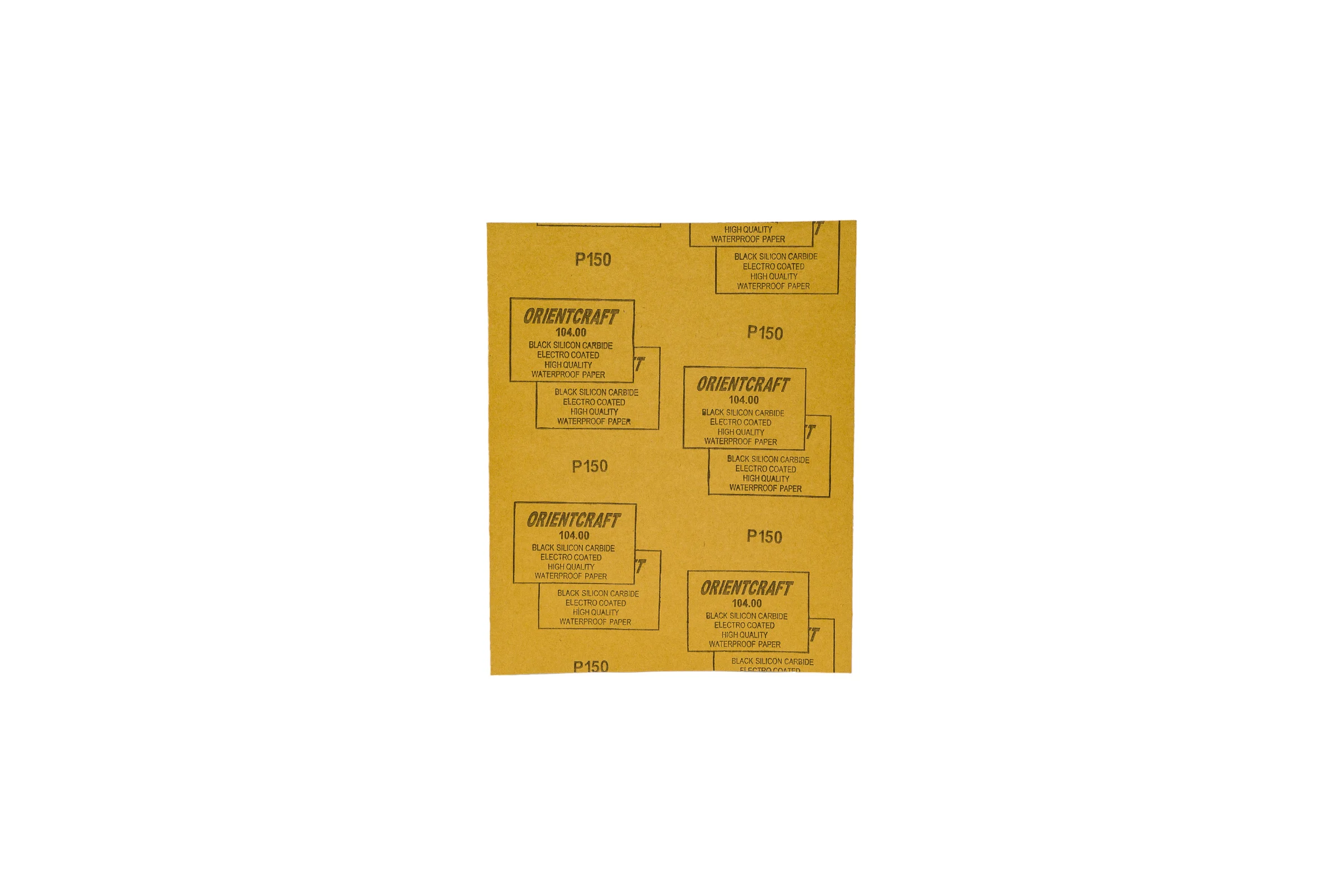 Водостойкая наждачная бумага KINGSIZE 230x280 мм, 10 шт, P150 ABRAFORM AF-KS10-P150