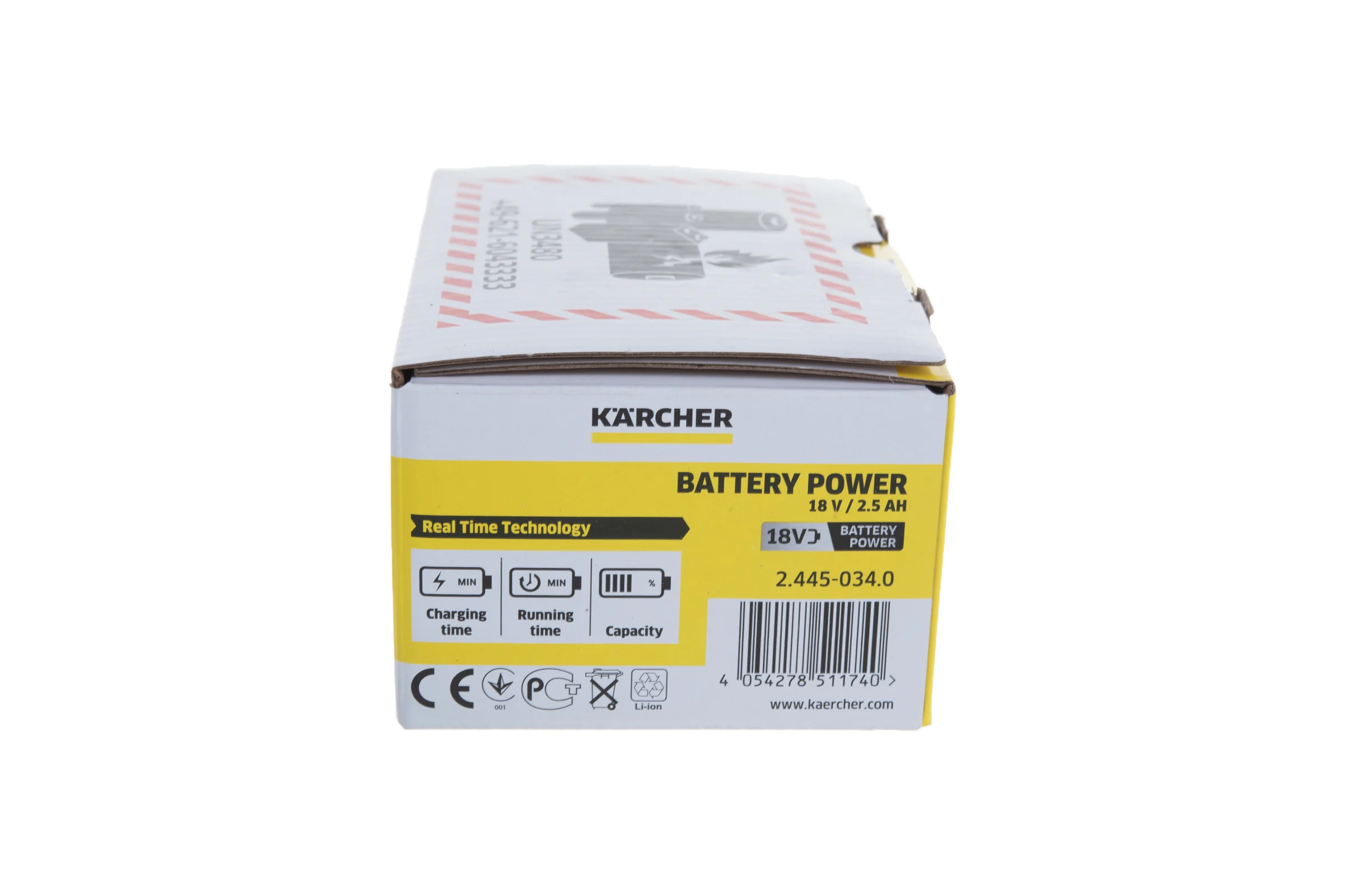 Аккумулятор Battery Power 18/25 (18 В; 2.5 А*ч; Li-Ion) KARCHER 2.445-034