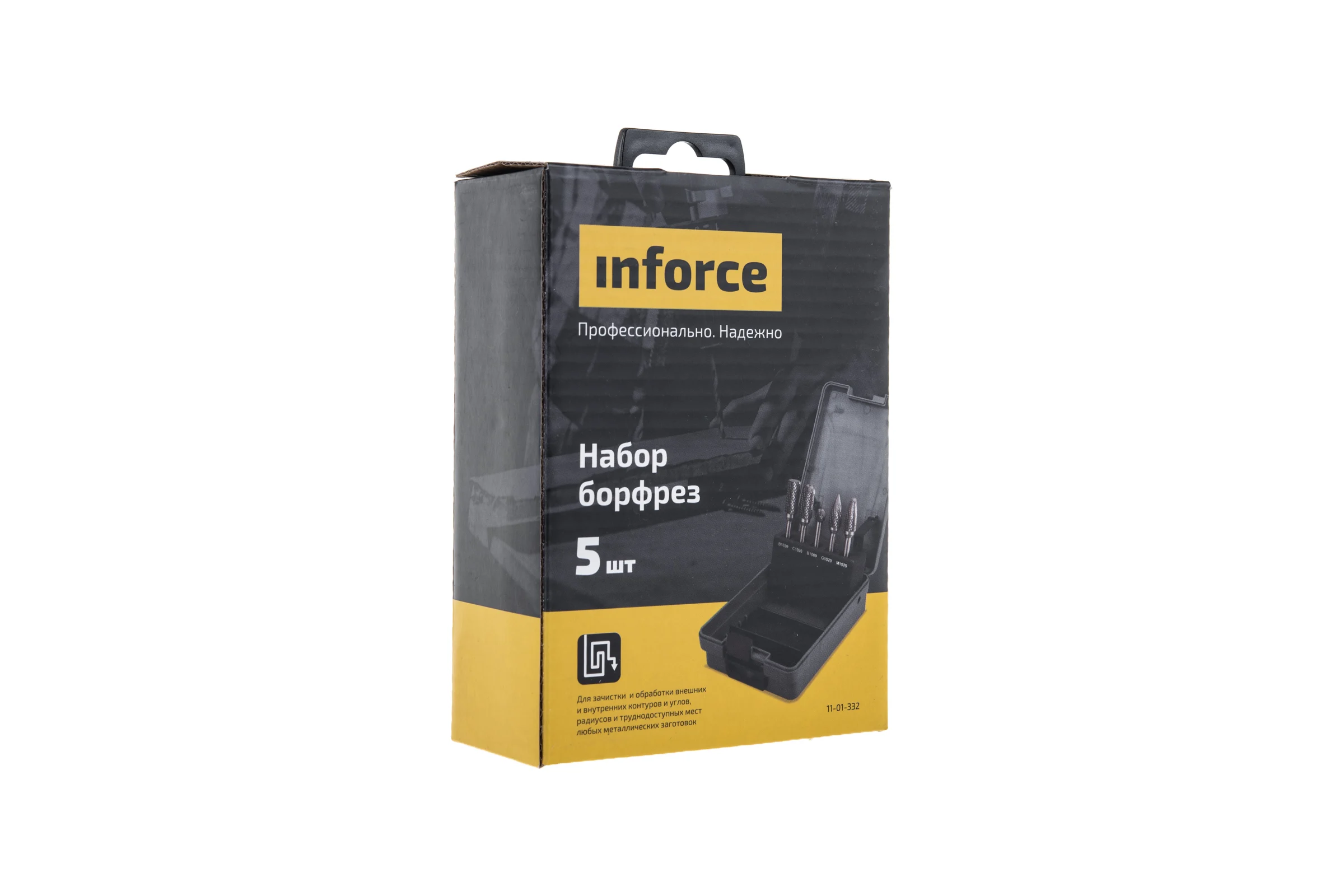 Набор бор-фрез 5 шт Inforce 11-01-332