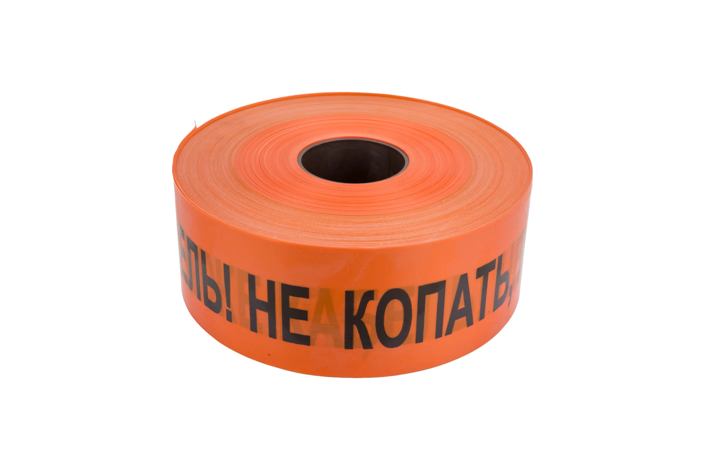 Сигнальная лента с логотипом "Не копать" Протэкт Связь 100 мм., 250 п.м. ЛСС-100/250 ор/ч