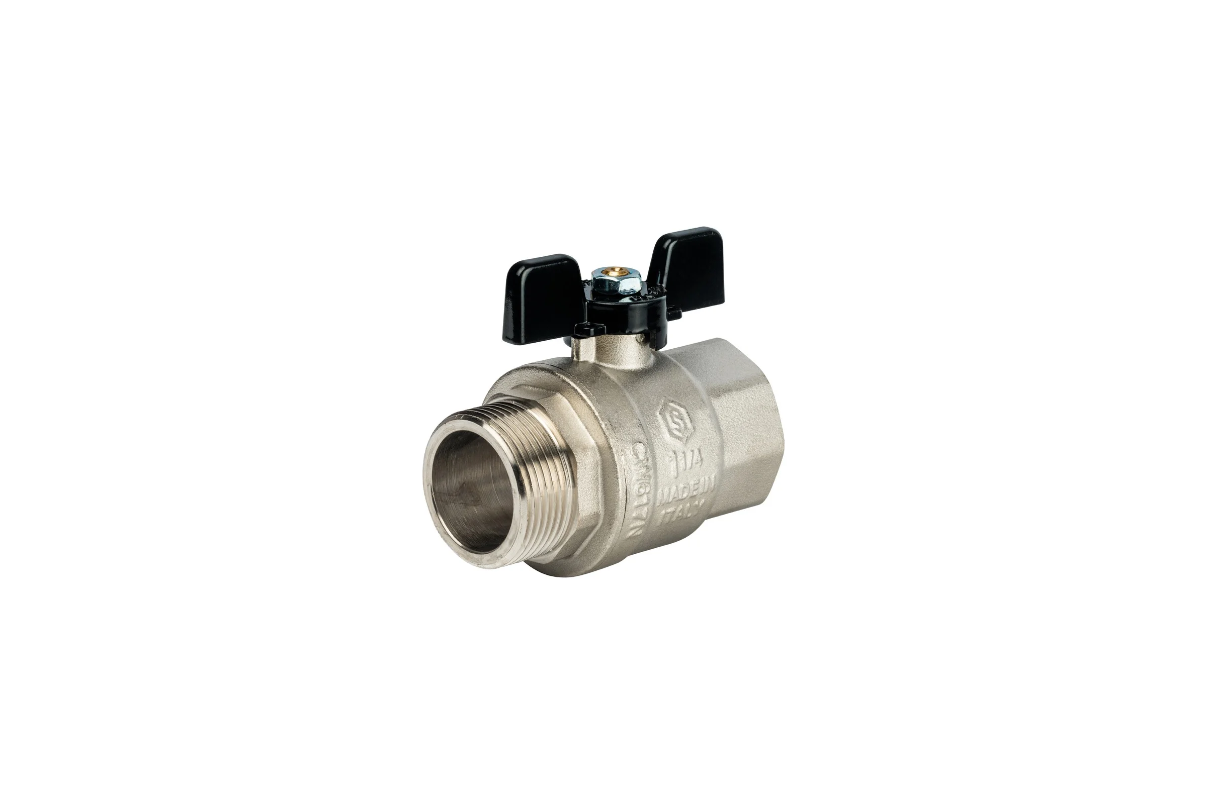 Шаровой полнопроходной кран STOUT ВН 1 1/4 SVB-0004-000032 RG008Q0LA6LRBK