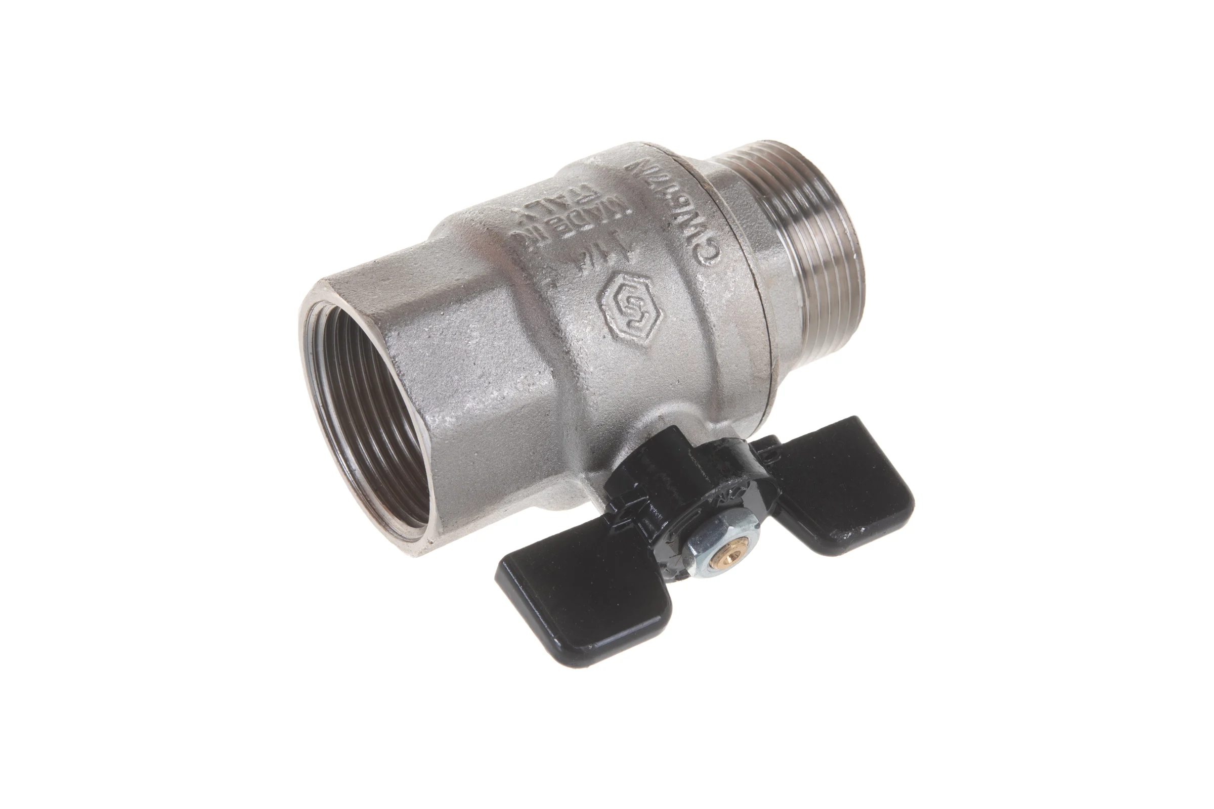 Шаровой полнопроходной кран STOUT ВН 1 1/4 SVB-0004-000032 RG008Q0LA6LRBK