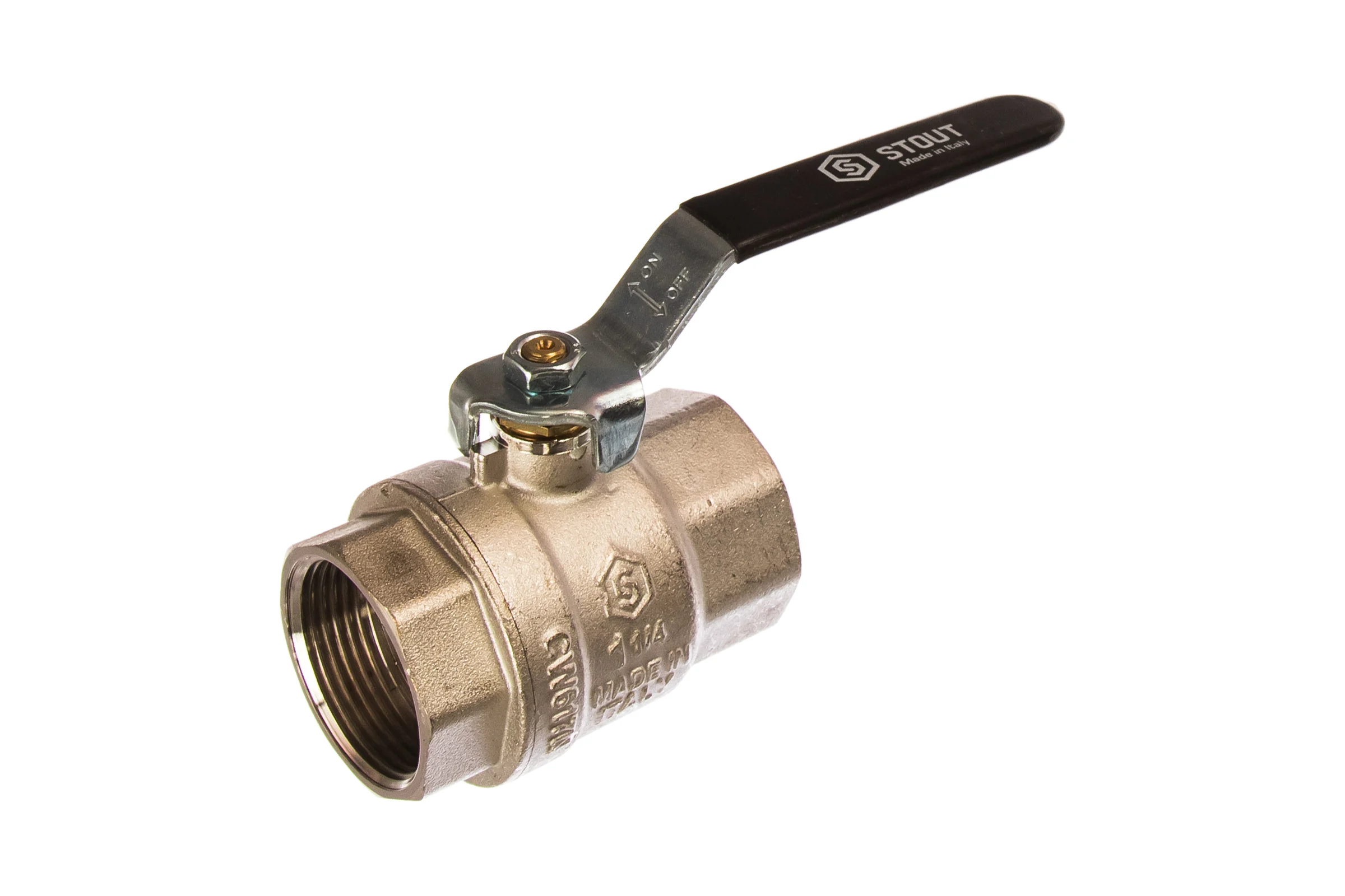 Шаровой полнопроходной кран STOUT ВВ 1 1/4 SVB-0001-000032 RG008Q0H0FPTPD