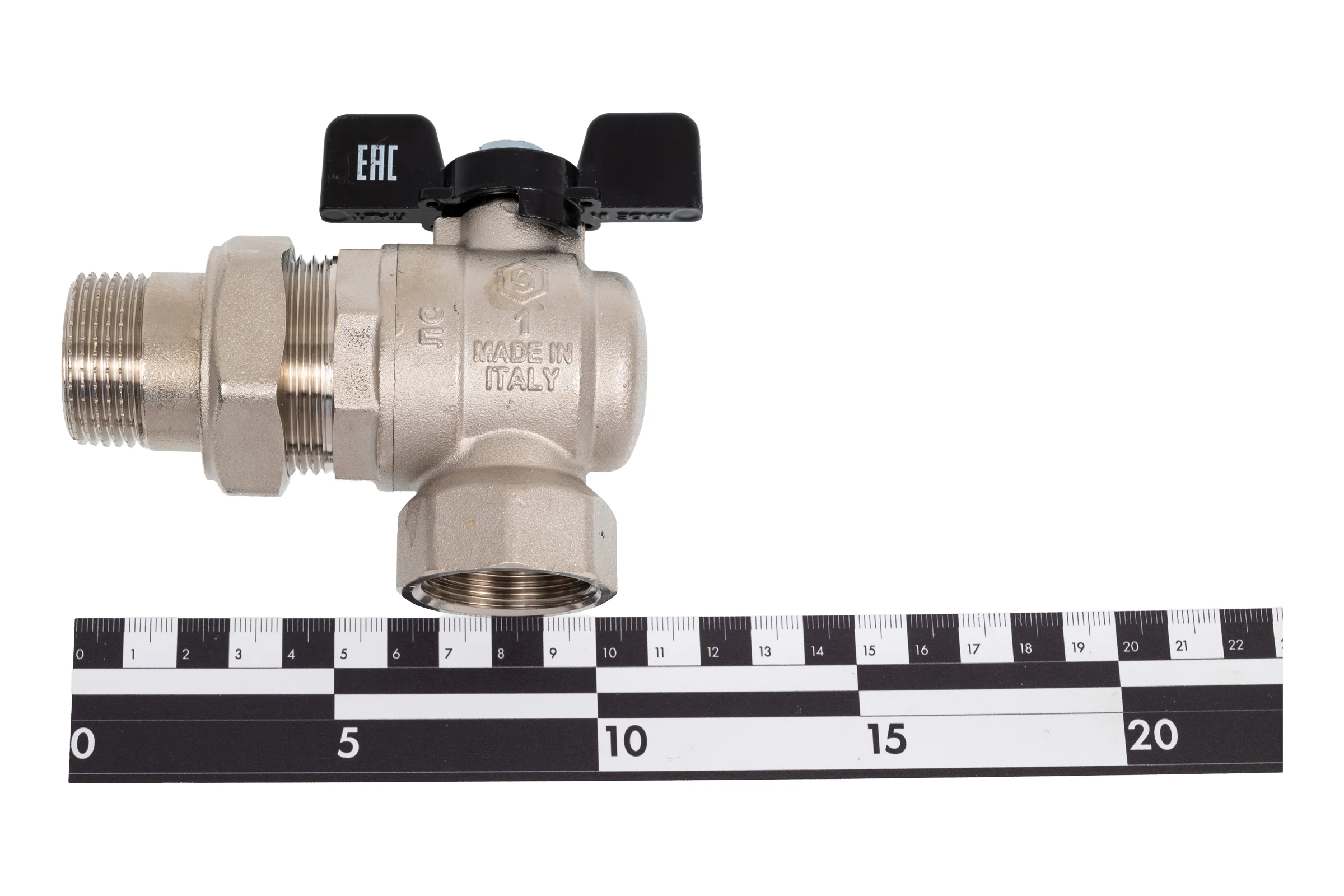 Шаровой угловой кран с американкой STOUT ВН 1 SVB-0008-200025 RG00938T5RMMA7