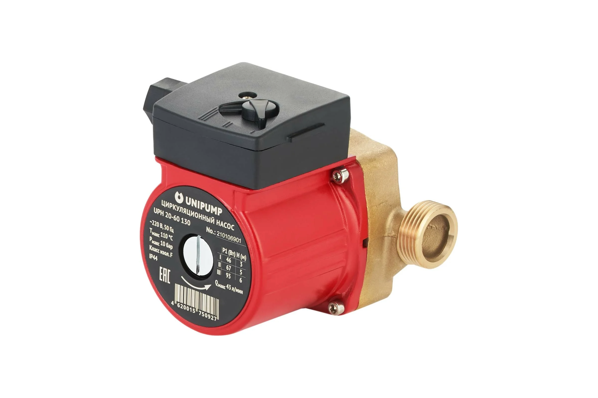 Циркуляционный насос ГВС Unipump UPН 20-60130 21725