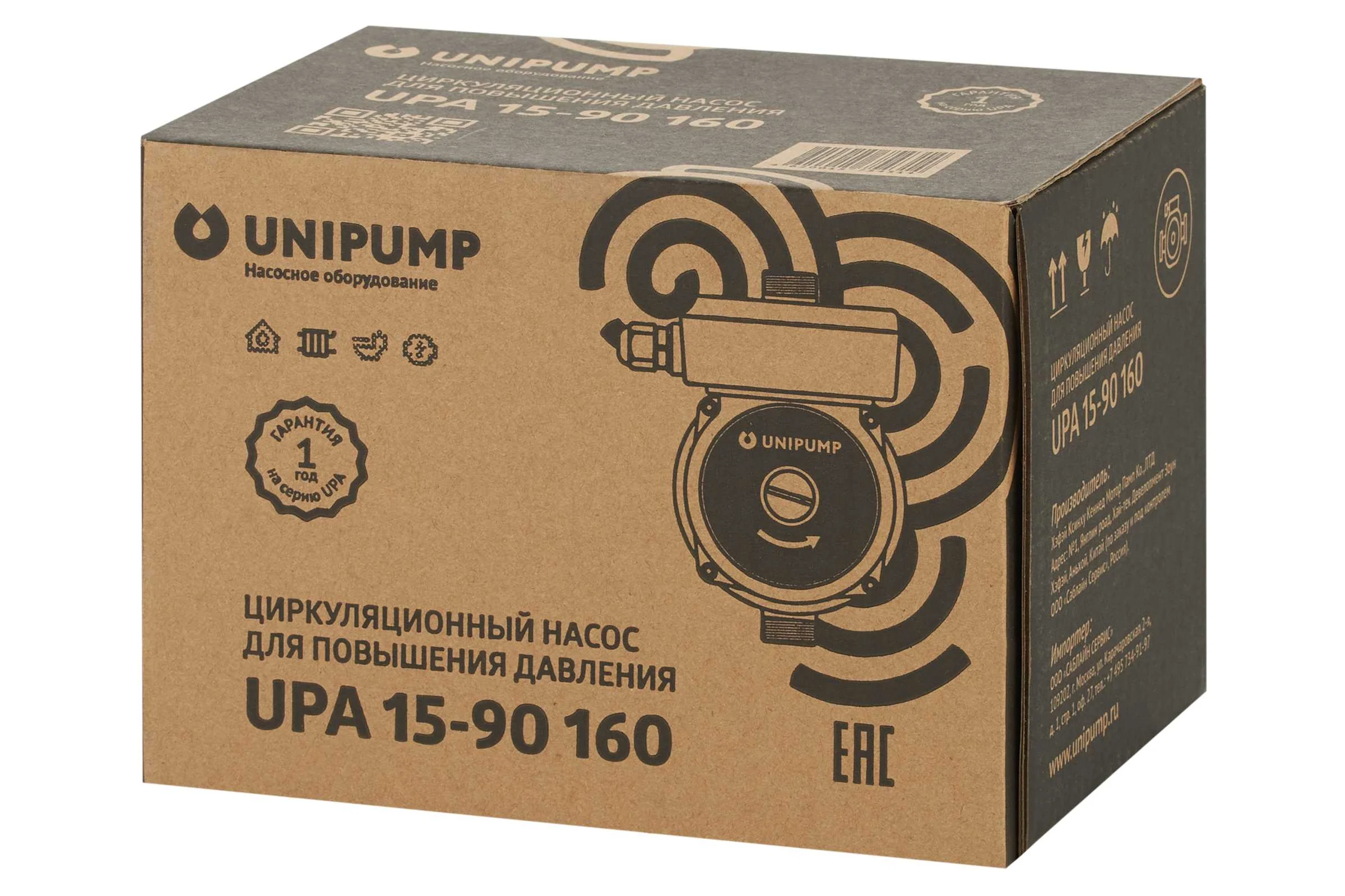 Циркуляционный насос для повышения давления Unipump UPА 15-120 195 75438
