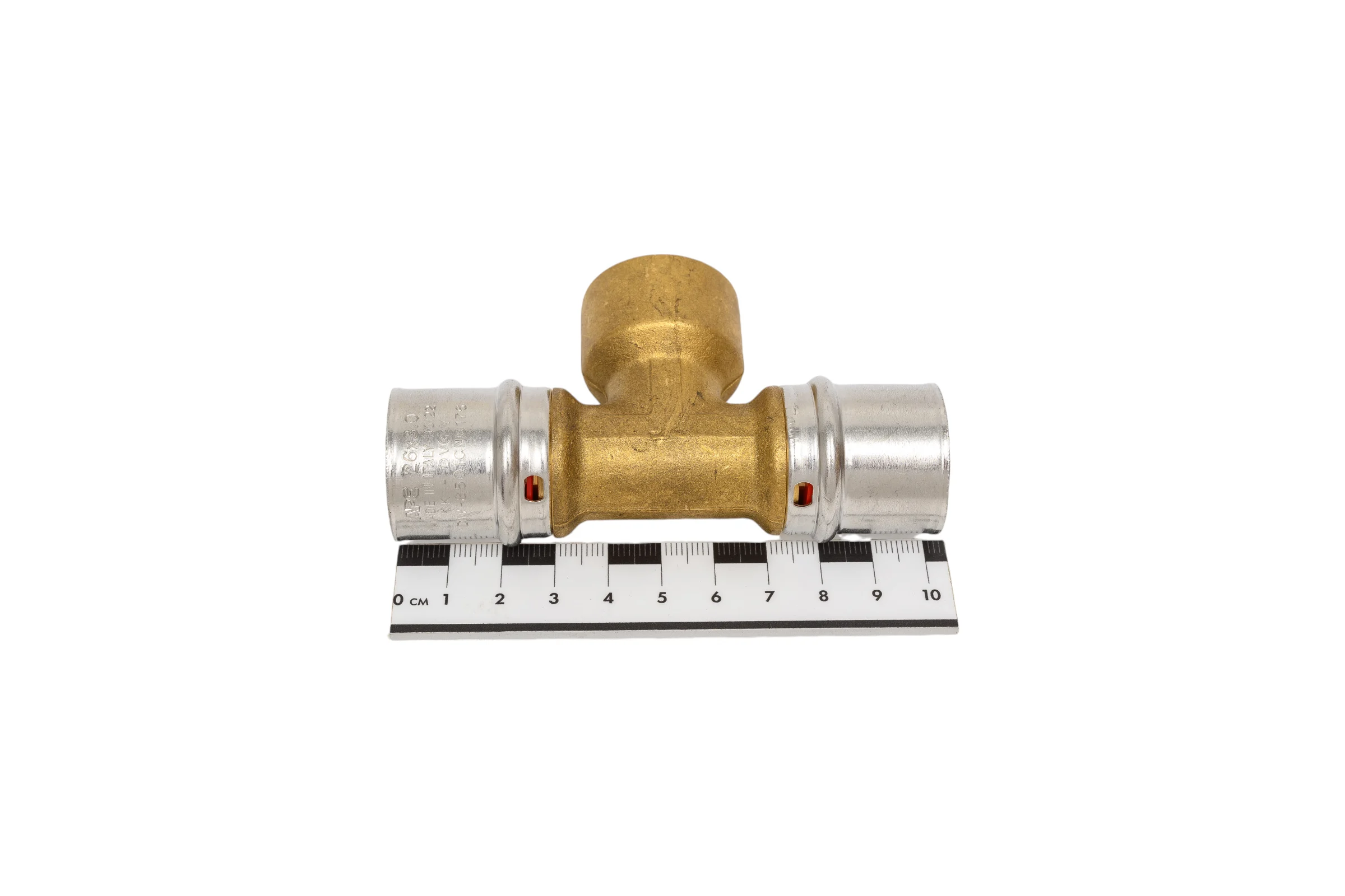 Тройник-переходник с внутренней резьбой STOUT 26х3/4х26 прессовой SFP-0007-003426 RG008S9C21NJTI