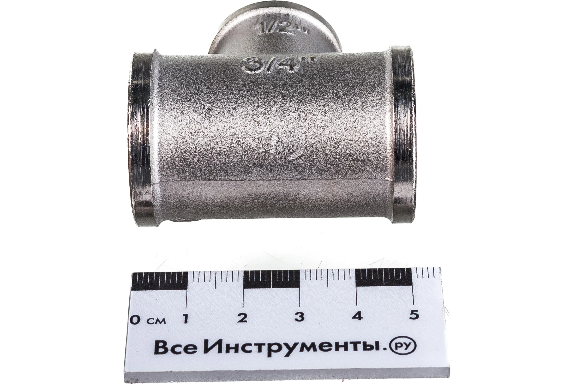 Переходной никелированный тройник STOUT ВВ 3/4X1/2X3/4 SFT-0022-341234 RG008Q0QTEIEBL