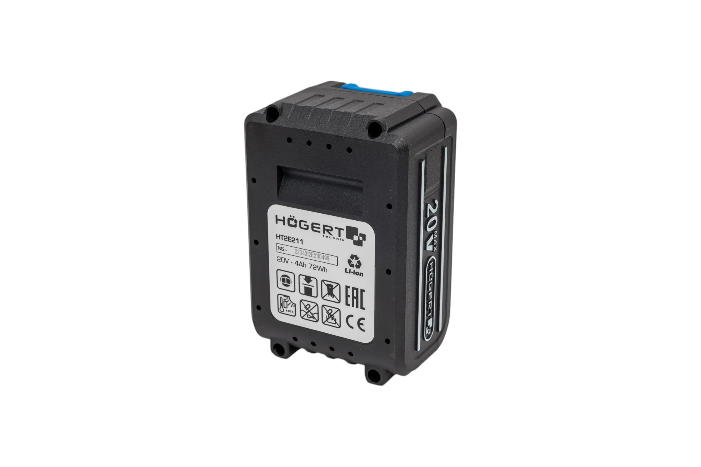 Аккумулятор для гайковерта HT2E200 20В, 4 А*ч HOEGERT TECHNIK HT2E211
